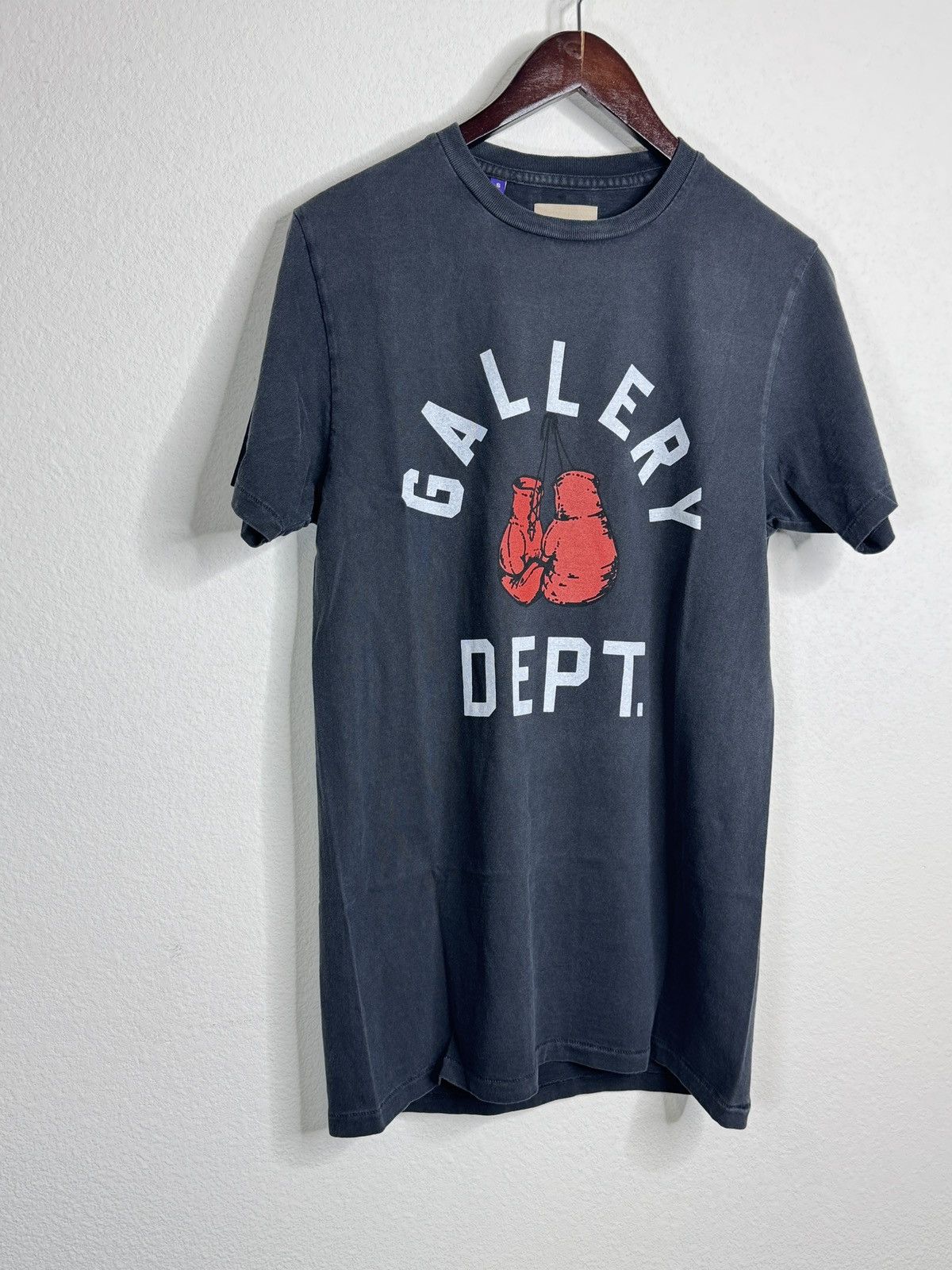 【GALLERY DEPT.】GLITCH GALLERY DEPT. GLITCH TIE DYE TEE SUN FADED | WIZER BLACK
