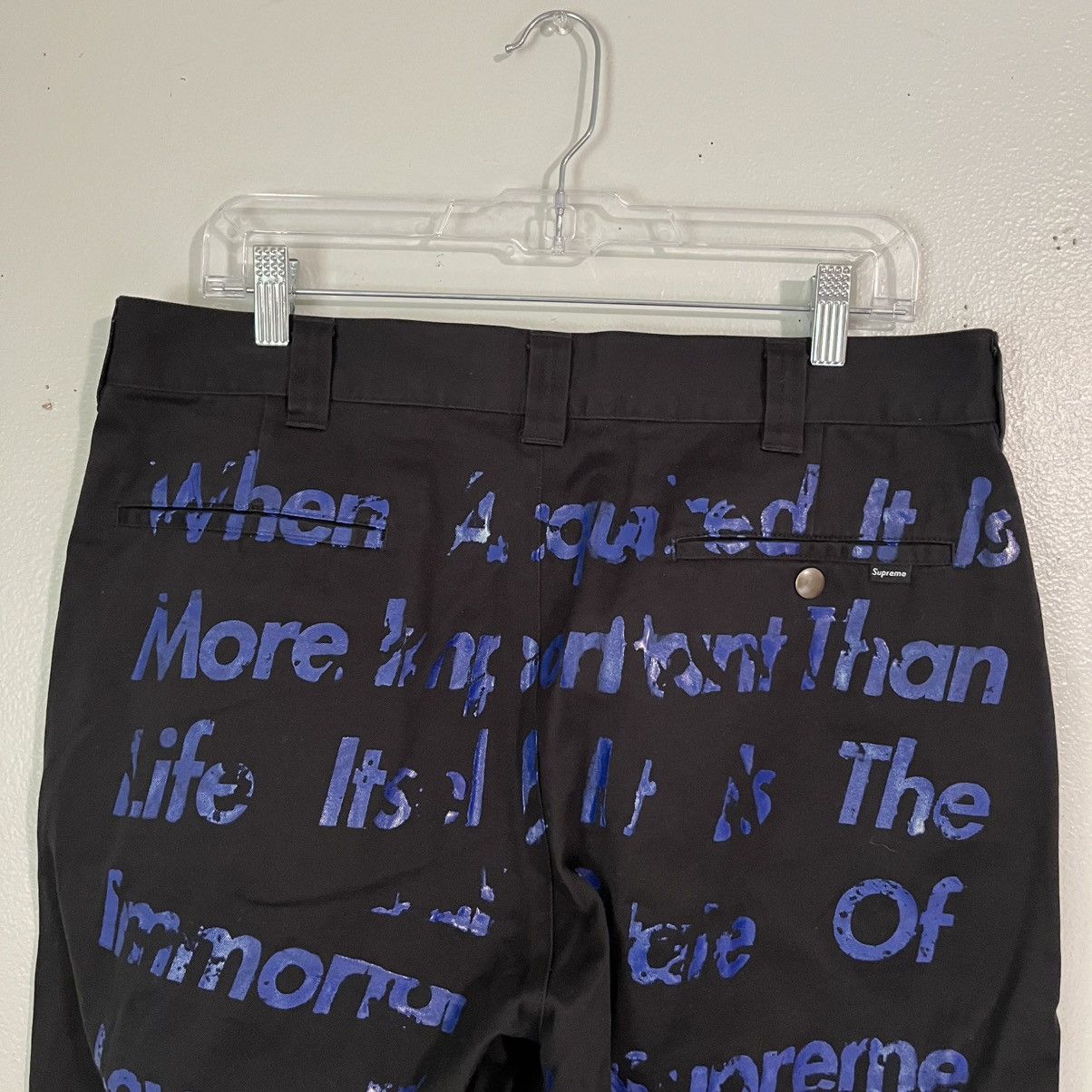 Junya Watanabe × Supreme Paint Poem Pants Size US 32 / EU 48 - 1 Thumbnail