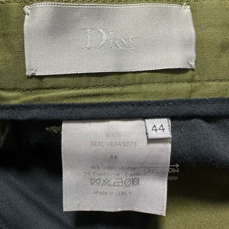 Dior Dior Army green back cd logo casual pants Size US 28 / EU 44 - 4 Thumbnail