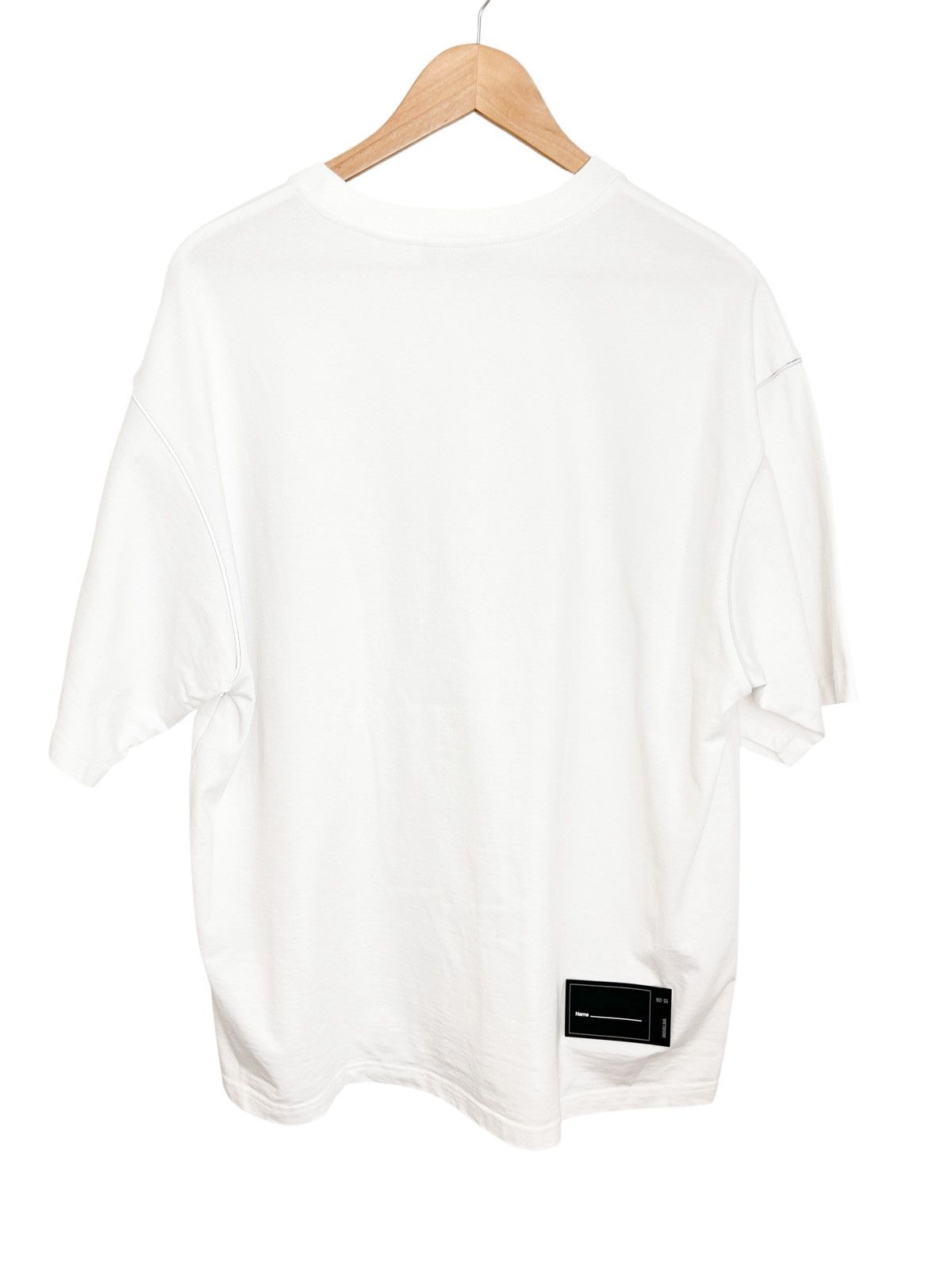 WE11DONE We11done White Reflective T-Shirt Size US M / EU 48-50 / 2 - 7 Thumbnail