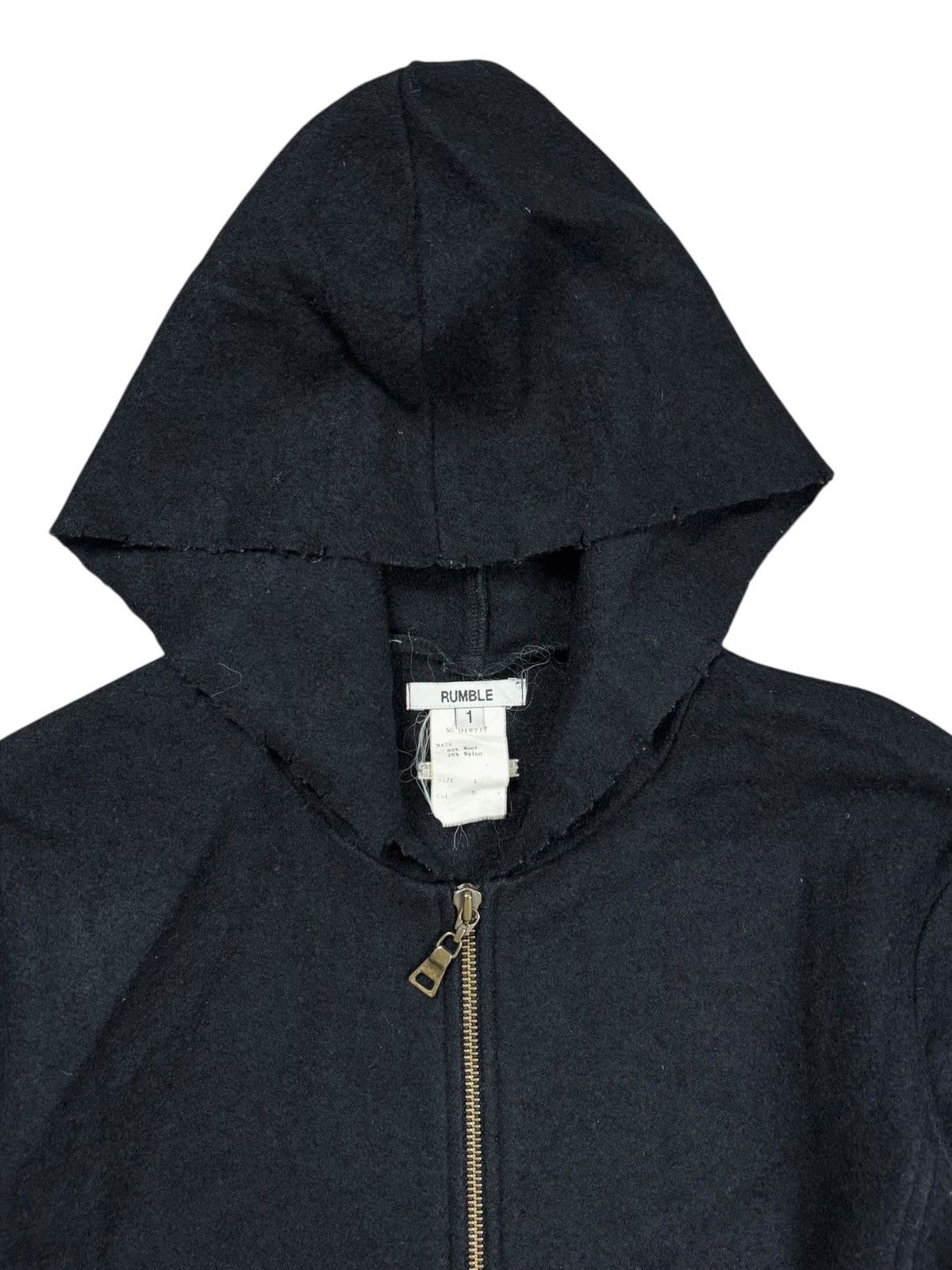 KMRii 2000s Rumble - Vkei Style Raw Zip Hoodie Size US M / EU 48-50 / 2 - 6 Thumbnail
