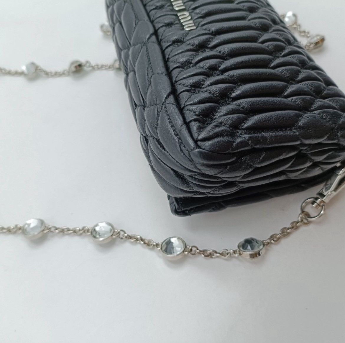 Miu Miu Miu Miu Miu Crystal Nappa Leather Mini-bag Size ONE SIZE - 9 Thumbnail
