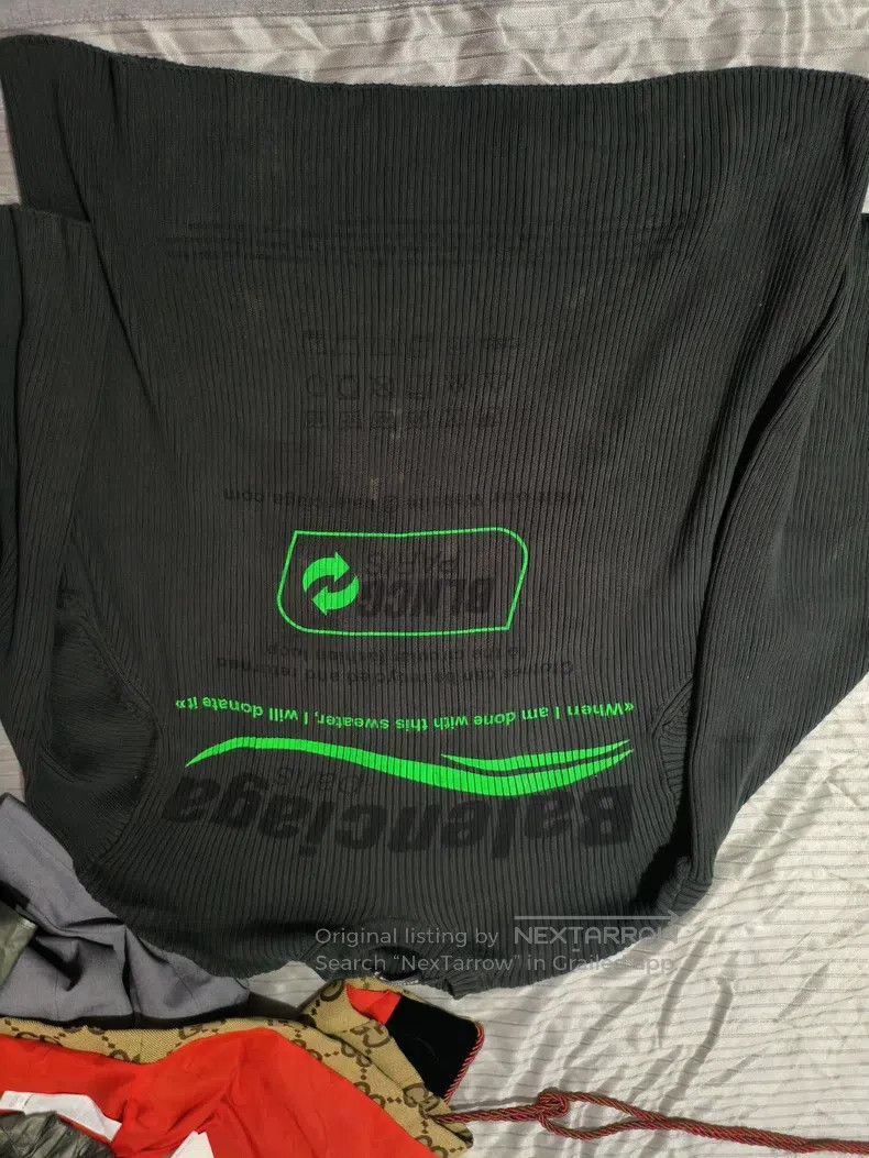 Balenciaga Balenciaga Eco Coke Sweater Size US S / EU 44-46 / 1 - 1 Thumbnail