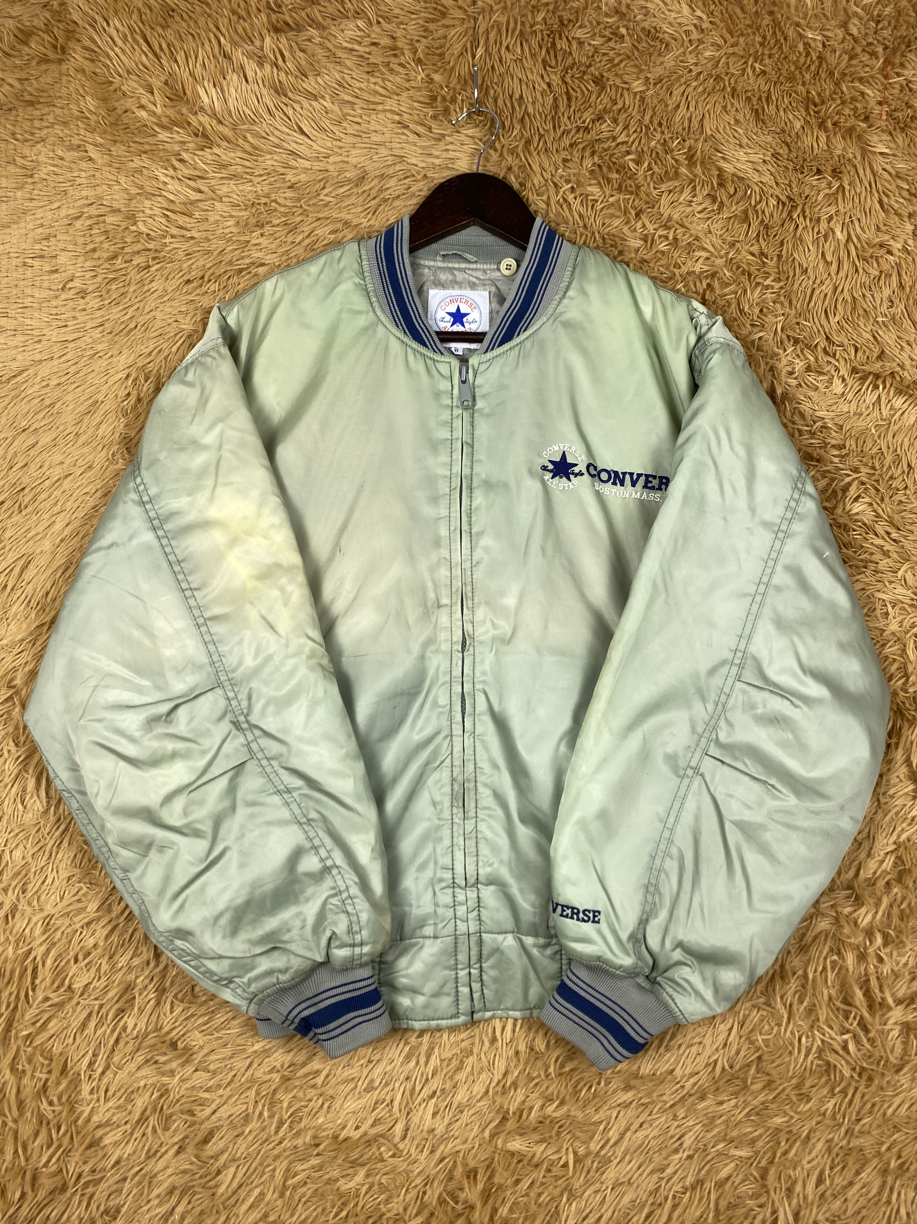 Converse Vintage Converse Quilted Lining Bombers Jacket DJ0631 Size US M / EU 48-50 / 2 - 4 Thumbnail