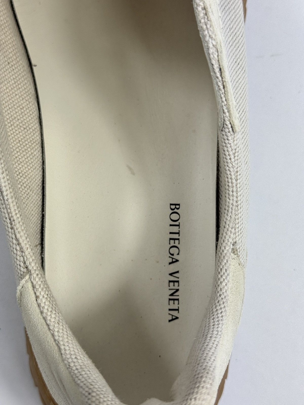 Bottega Veneta CANVAS LOW TOP SNEAKERS Size US 12 / EU 45 - 8 Thumbnail
