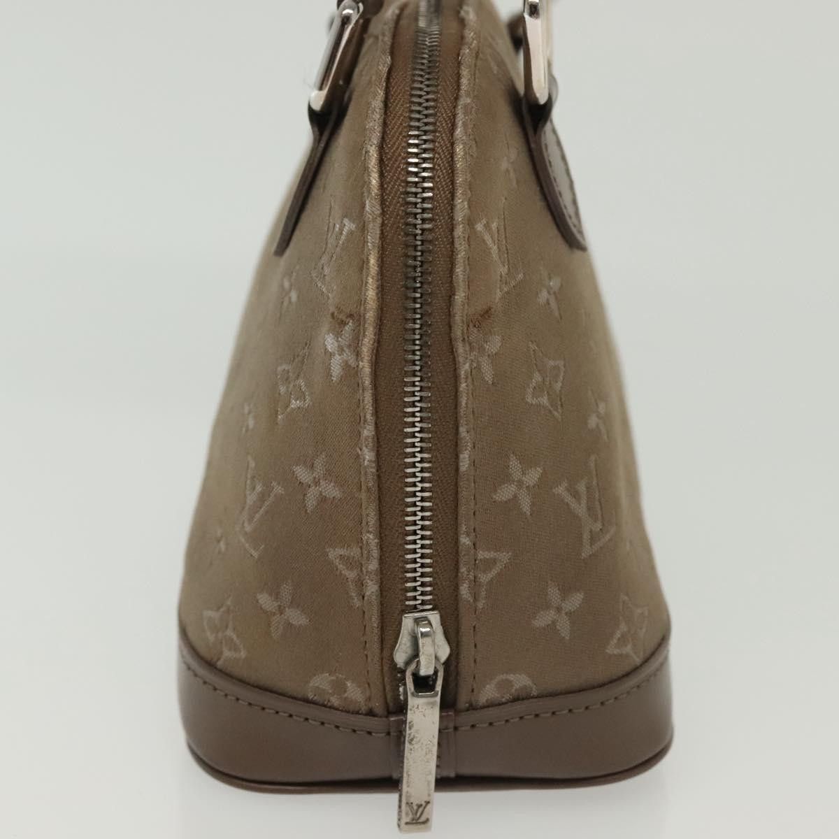 Louis Vuitton LOUIS VUITTON Monogram Satin Little Alma Hand Bag Gray Size ONE SIZE - 5 Thumbnail