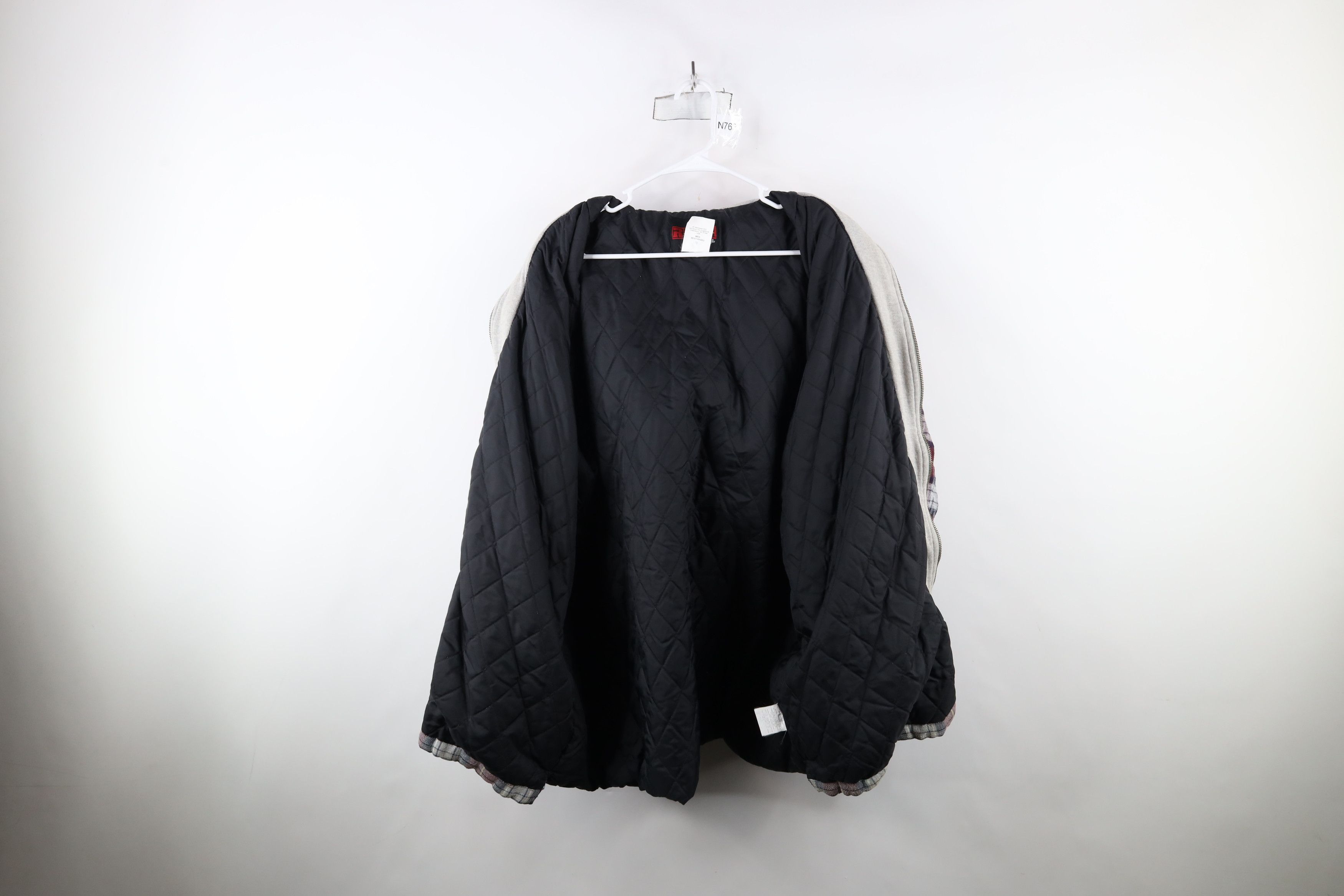 Vintage × Wrangler Vintage Wrangler Hooded Flannel Shirt Jacket Jac Shirt Size US XXL / EU 58 / 5 - 10 Thumbnail
