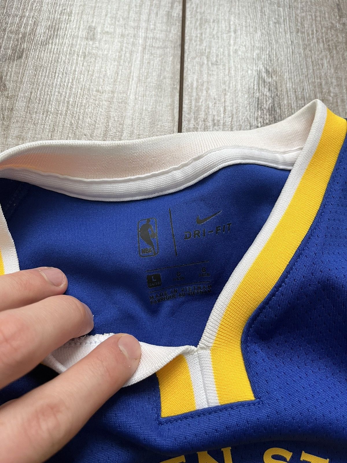 NBA × Nike × Vintage Nike Nba Jersey Steph Curry #30 Golden State Warriors Size US S / EU 44-46 / 1 - 5 Thumbnail