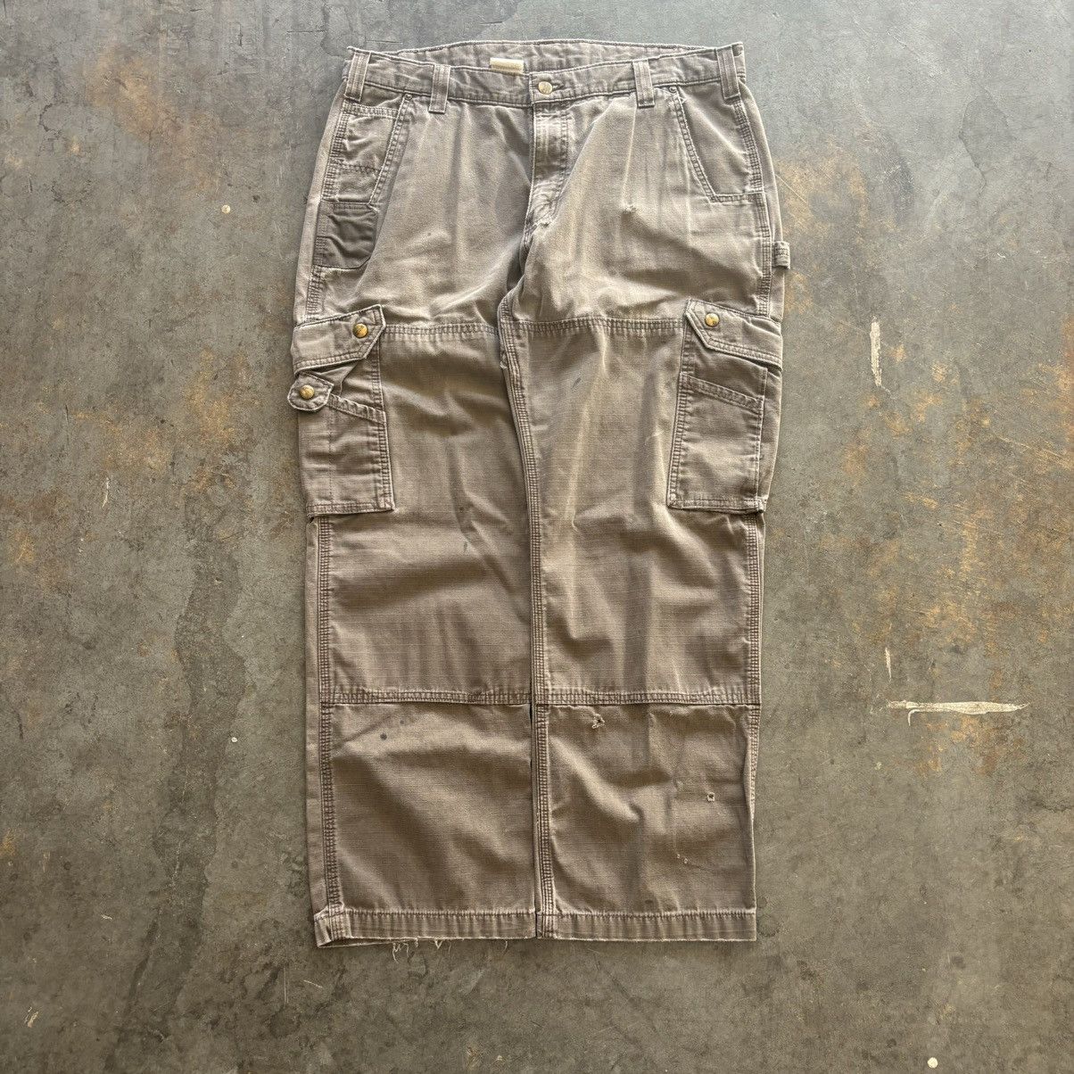 Carhartt × Carhartt Wip × Vintage 90s Carhartt Double Knee Cargo Pants Size US 36 / EU 52 - 1 Thumbnail