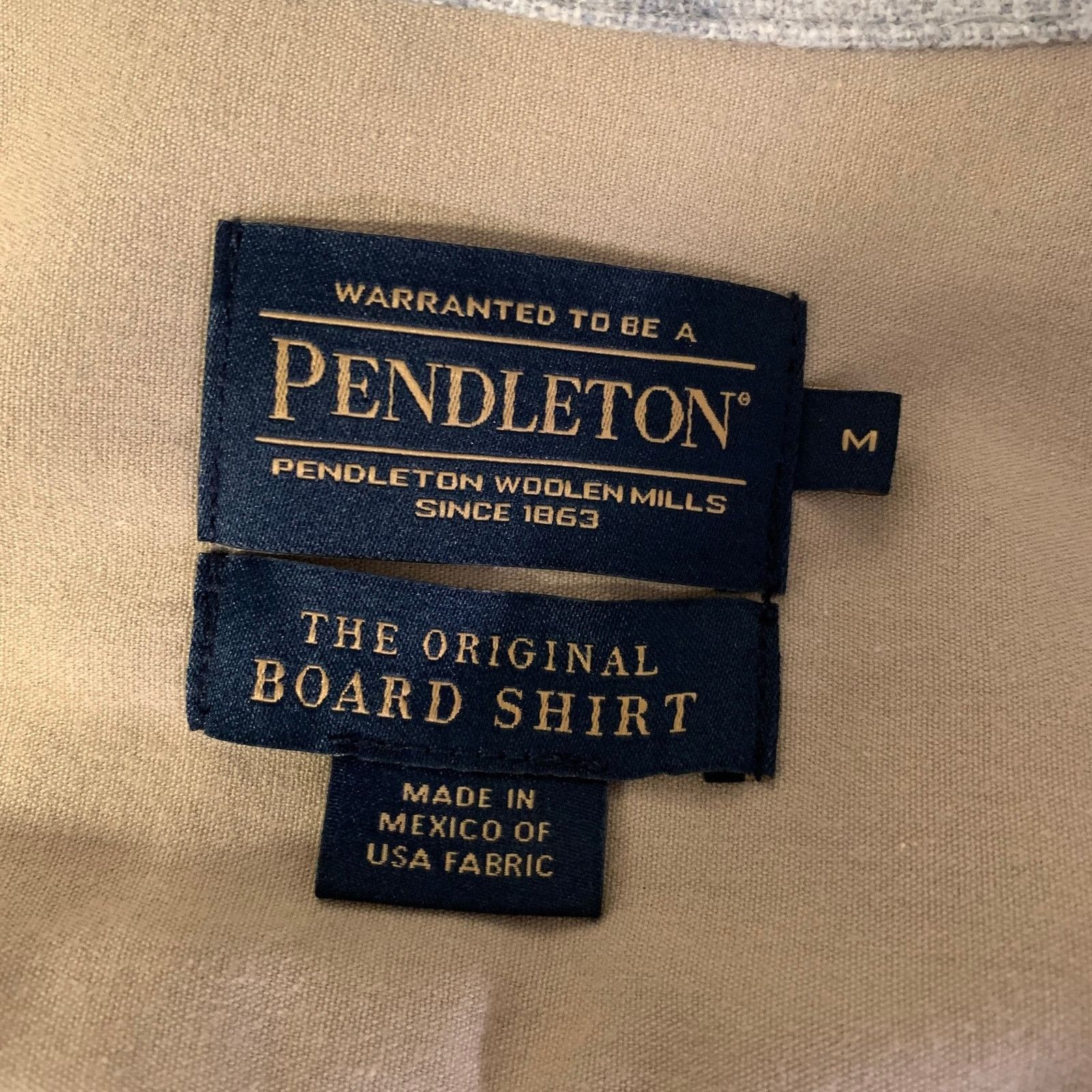 Pendleton PENDLETON Size M Grey Heather Wool Long Sleeve Shirt Size US M / EU 48-50 / 2 - 5 Thumbnail