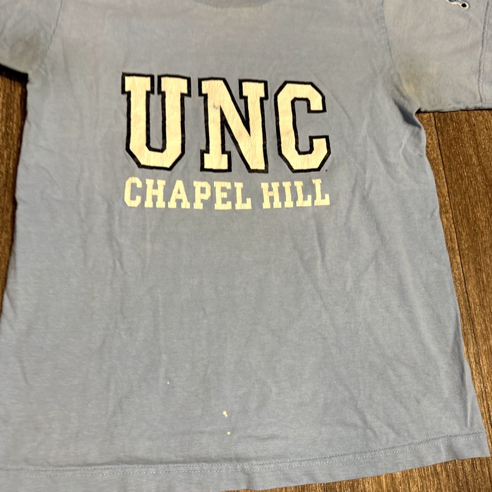 Vintage VINTAGE University of North Carolina Chapel Hill T-Shirt UNC Blue 80s Small Mens Womens Unisex Adults S NCAA Cotton Exchange Size US S / EU 44-46 / 1 - 5 Thumbnail