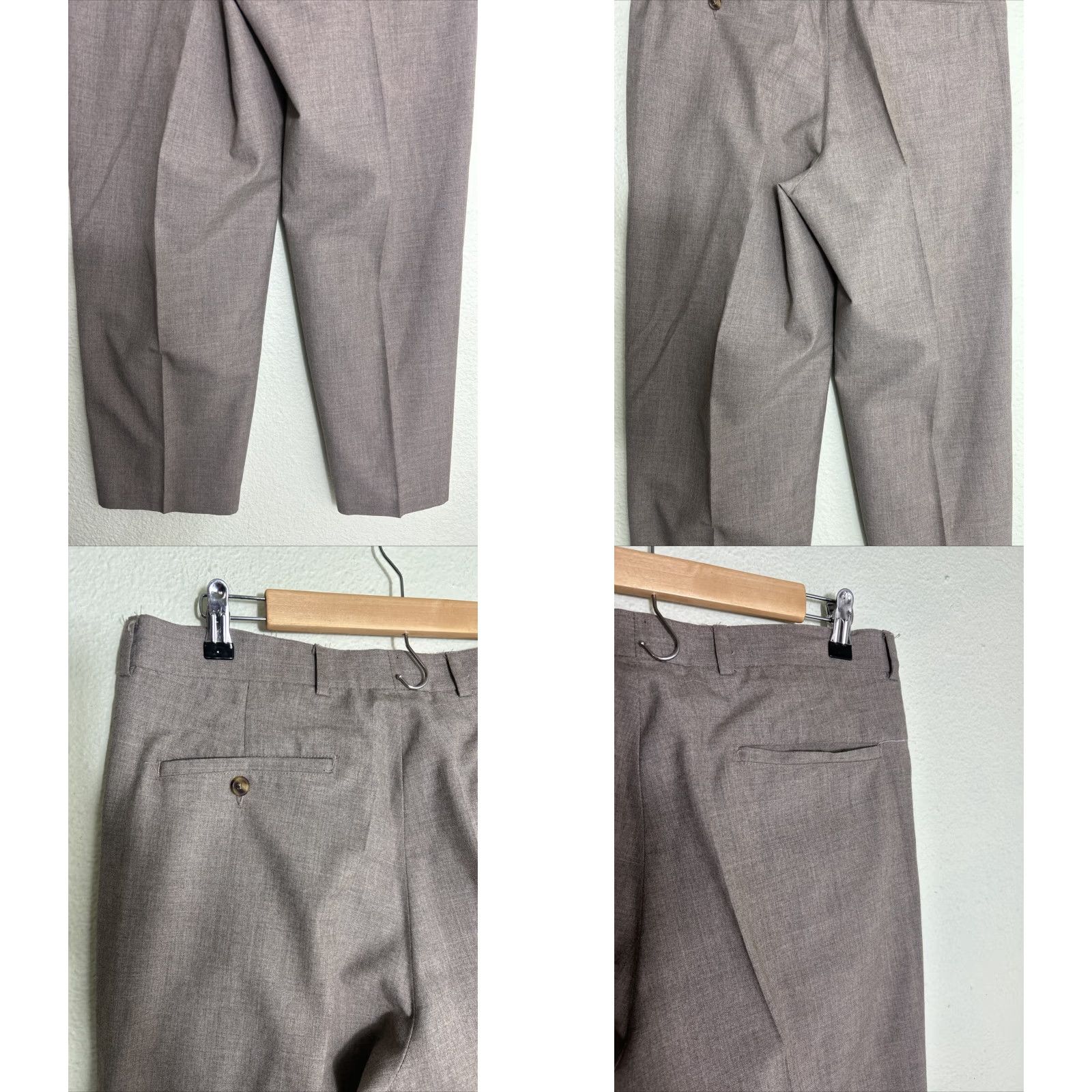 Levi's VINTAGE Levi’s Sevens Mens 34x32 Polyester Rayon Pants Brown Size US 34 / EU 50 - 8 Thumbnail