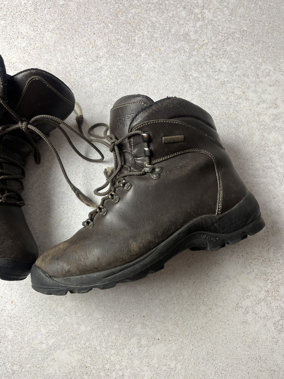 Other DDP Crispi Vintage Leather Hiking Boots W/Vibram Gore Tex Size US 8 / EU 41 - 2 Thumbnail