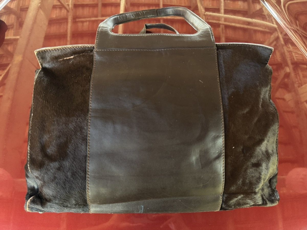 Salvatore Ferragamo Salvatore Ferragamo Horse Leather Gancini Tote Bag Italy Size ONE SIZE - 4 Thumbnail