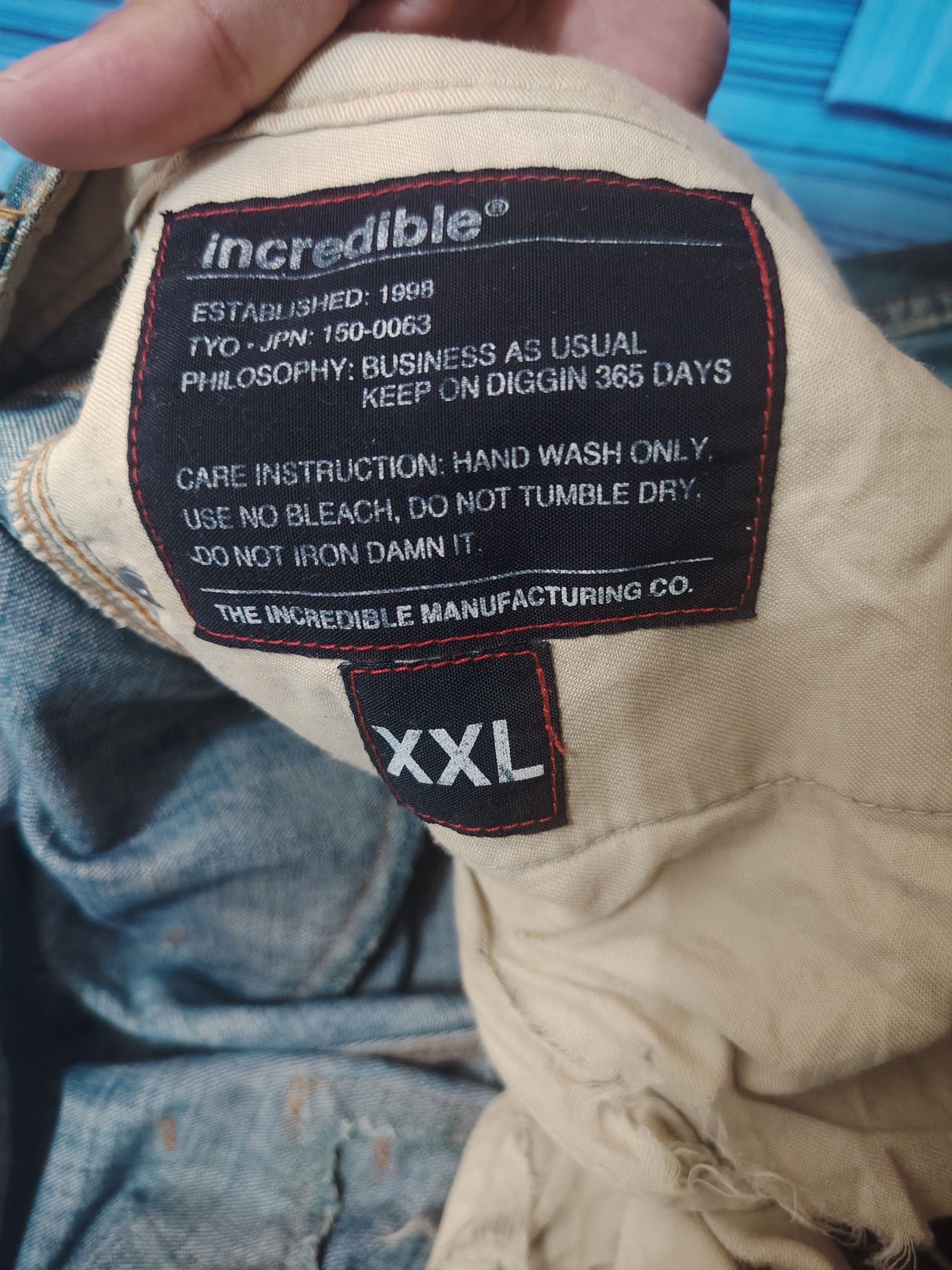 Who Decides War Rare Double Waist Japanese Incredible Distressed Baggy Style Size US 34 / EU 50 - 7 Thumbnail