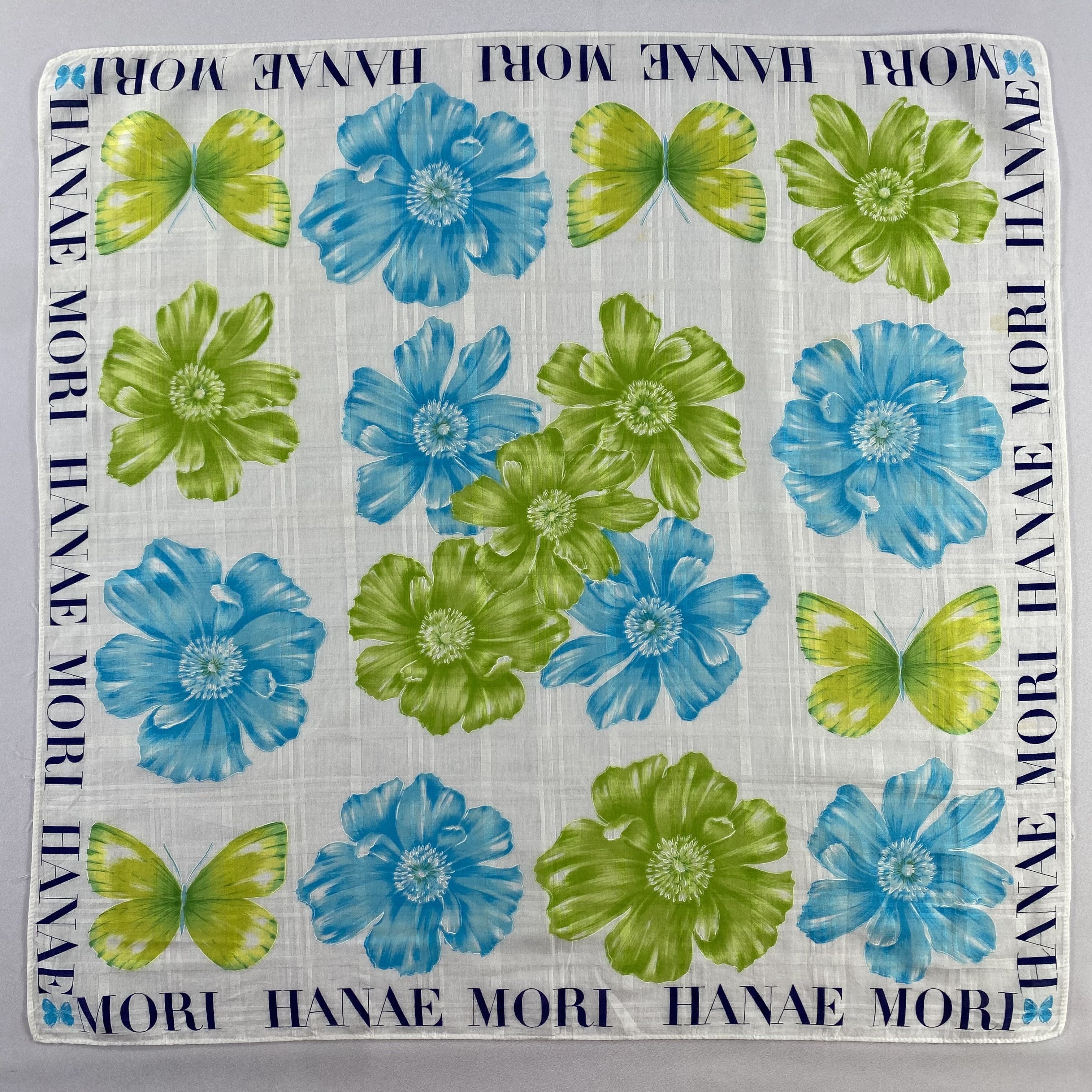 Hanae Mori × Vintage Hanae Mori Bandana/ Handkerchief / Neckerchief-P1607 Size ONE SIZE - 1 Thumbnail