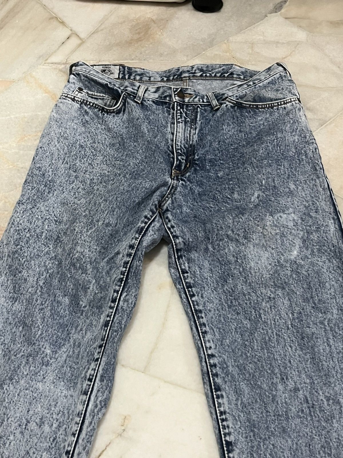 Edwin EDWIN ASID-WASH DENIM JEANS Size US 34 / EU 50 - 4 Thumbnail