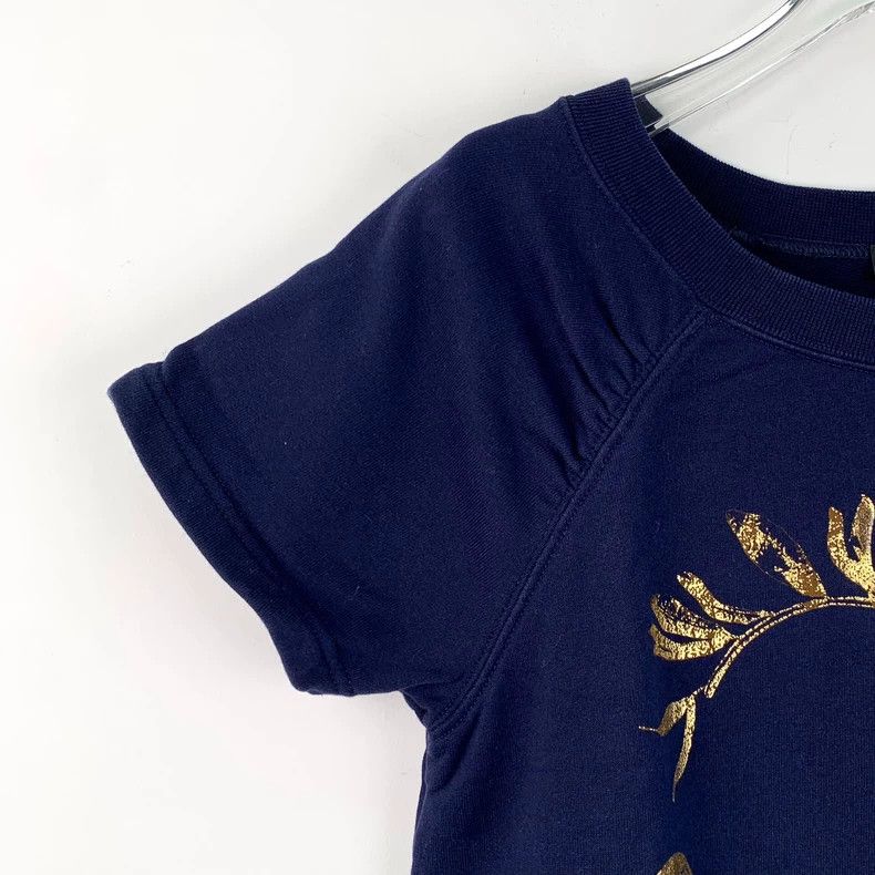 Chanel Chanel Dark blue laurel branch double C cotton round-neck Size S / US 4 / IT 40 - 3 Thumbnail