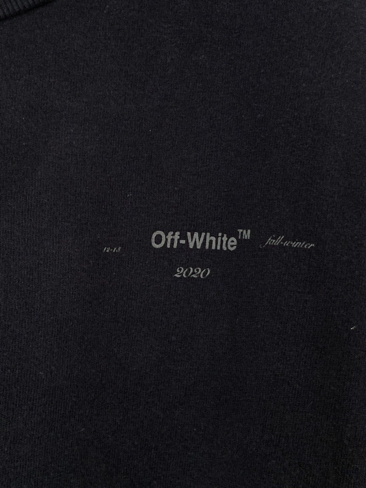 Off-White OFF WHITE Virgil Abloh 2020 Backbone Arrow Print tee Size US L / EU 52-54 / 3 - 3 Thumbnail
