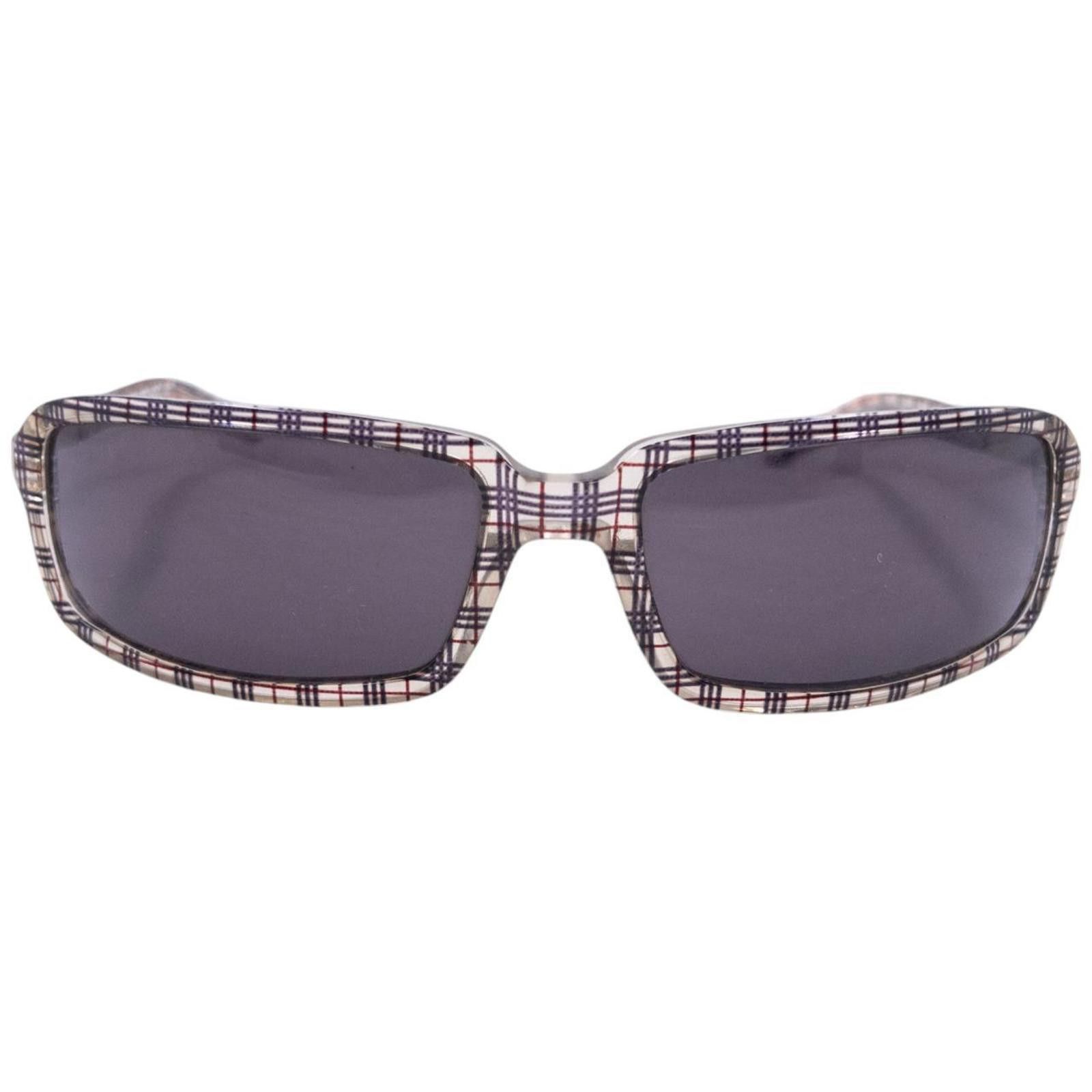 Burberry Vintage Burberry Nova Check Sunglasses Size ONE SIZE - 2 Thumbnail