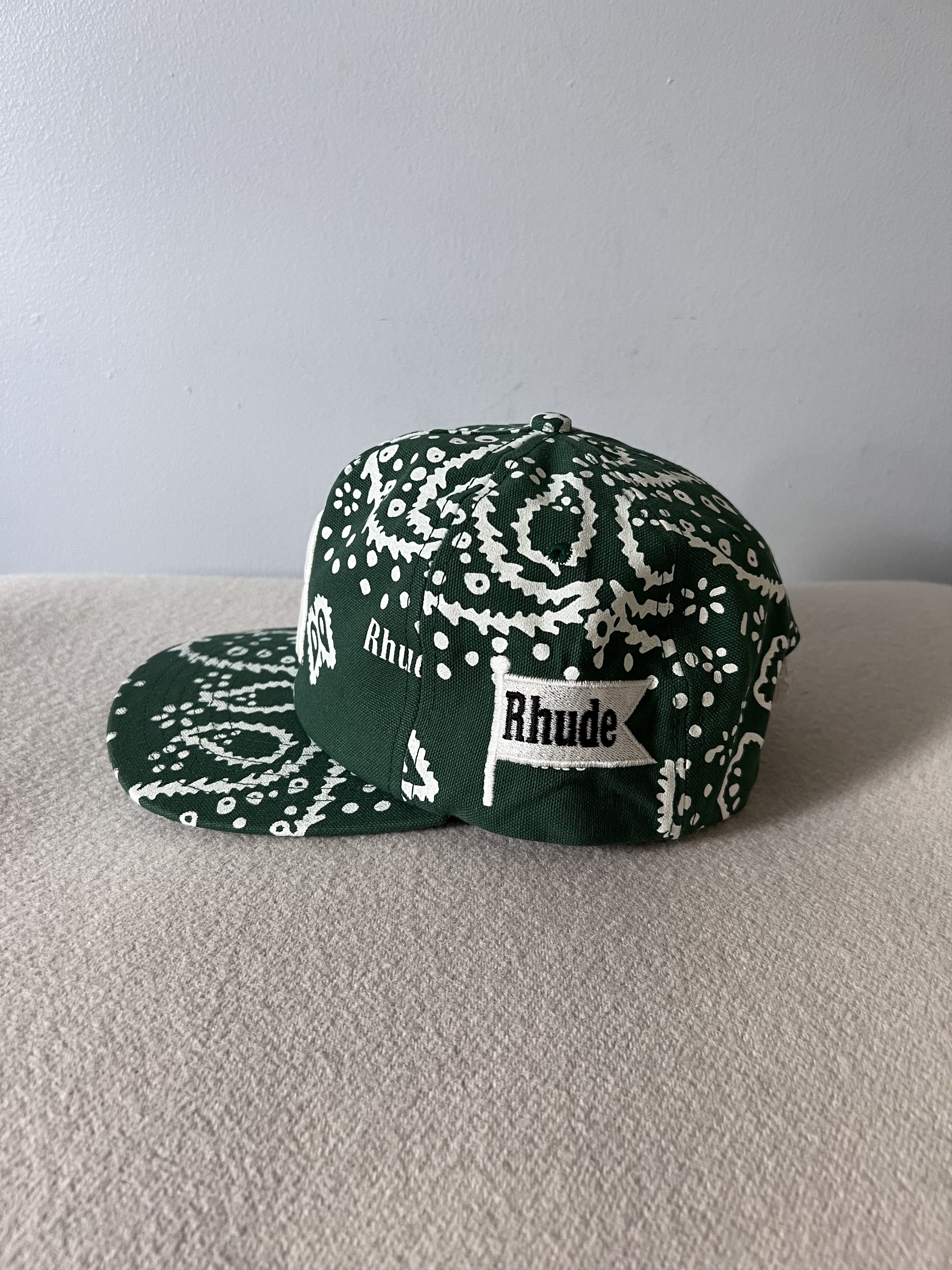 Rhude Rhude Rhepurposed R Hat in Green Size ONE SIZE - 2 Thumbnail