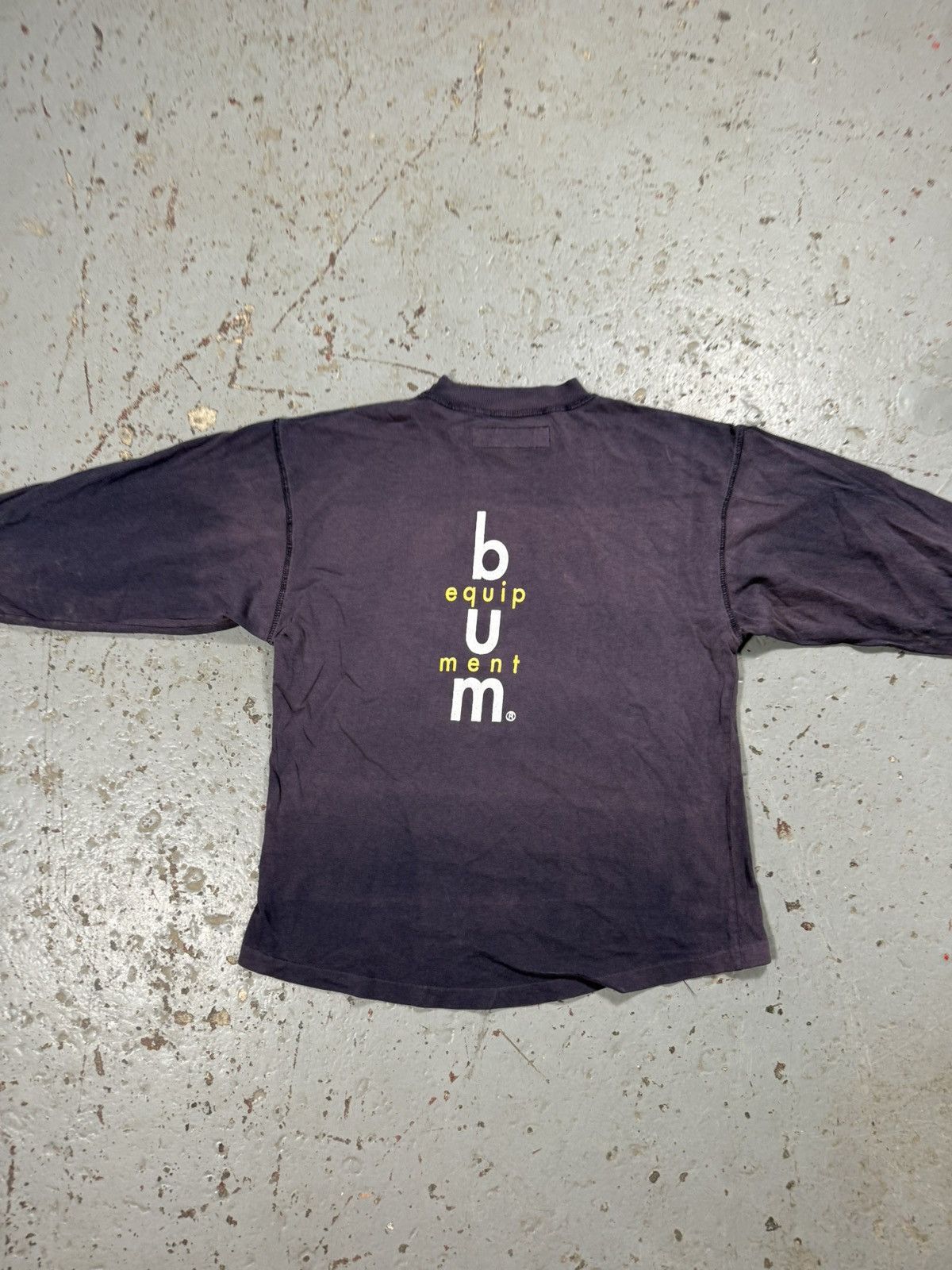 Vintage Crazy Vintage BUM Navy Longsleeve Tee Size US S / EU 44-46 / 1 - 7 Thumbnail