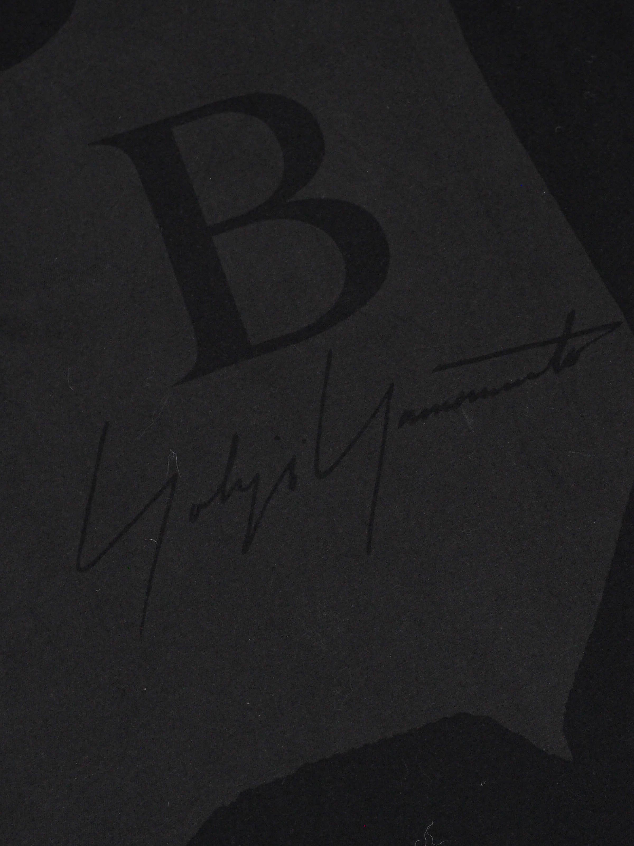 Yohji Yamamoto Yohji Yamamoto Black and Black tee Size US M / EU 48-50 / 2 - 7 Thumbnail