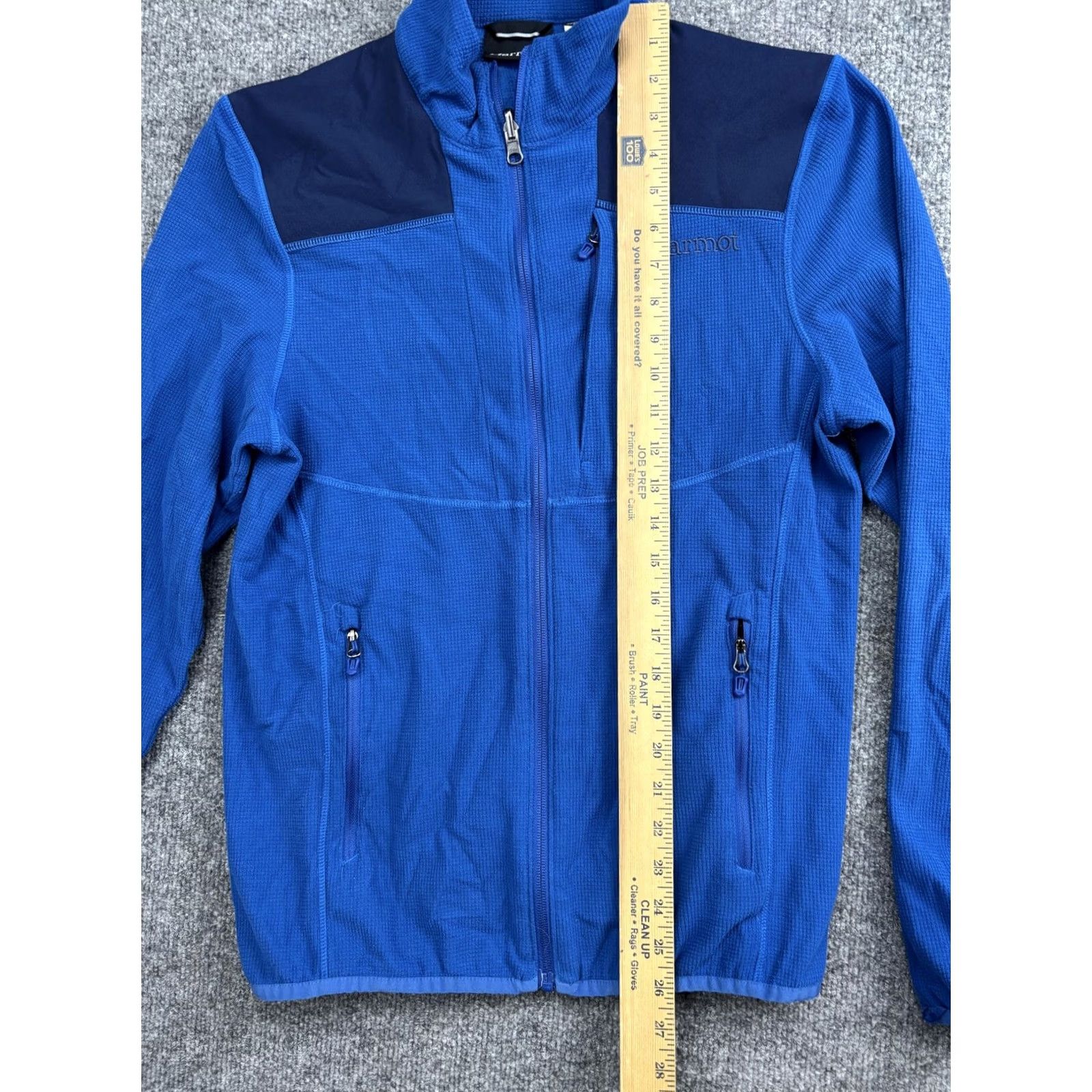 Marmot Marmot Fleece Jacket Mens Small Blue Polartec Grid Full Zip Hiking Outdoor Size US S / EU 44-46 / 1 - 4 Thumbnail