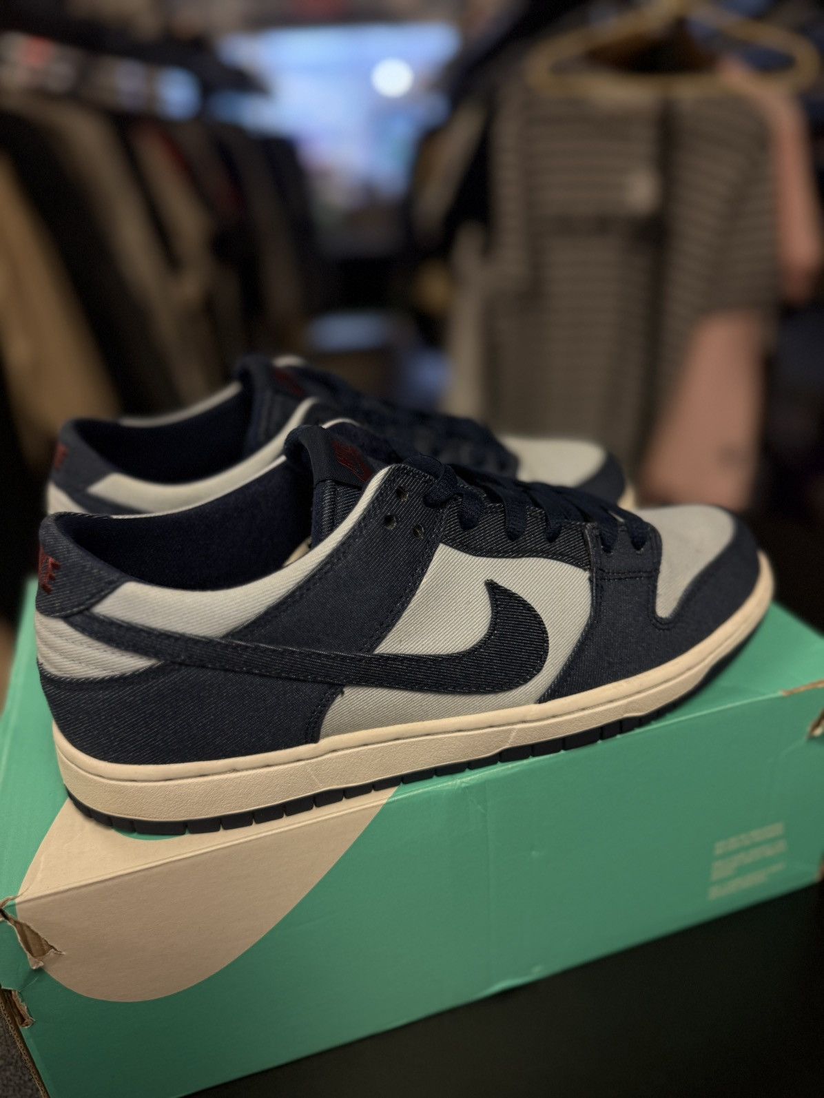Nike Size 11 - Nike Sb Zoom Dunk Binary Blue 2017 (854866-444) Size US 11 / EU 44 - 4 Thumbnail