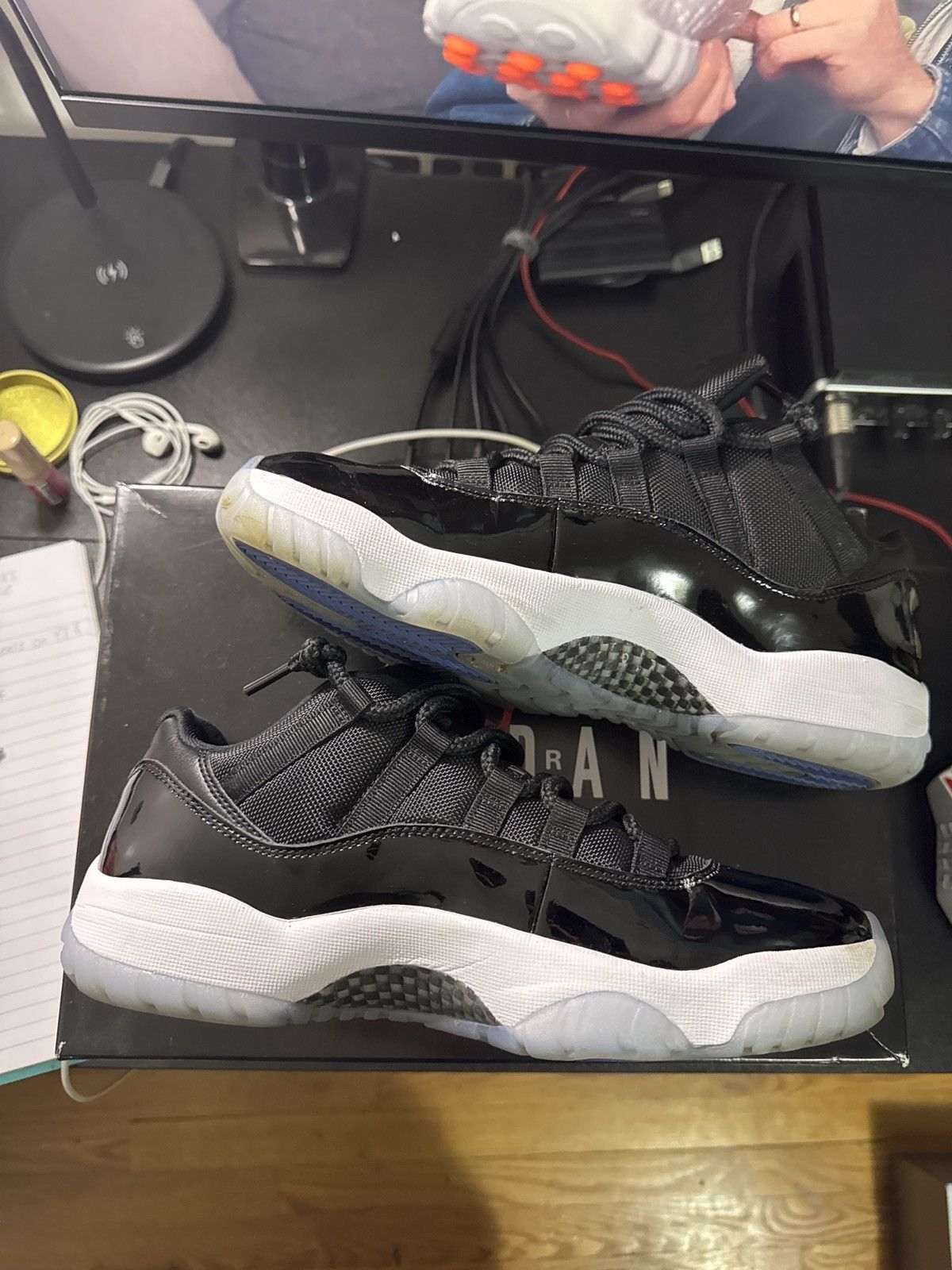 Jordan Brand Jordan 11 Low Space Jam Size US 8.5 / EU 41-42 - 5 Thumbnail