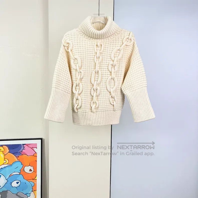 Hermes Hermes Embossed Turtleneck Pullover Sweater Size XS / US 0-2 / IT 36-38 - 2 Thumbnail