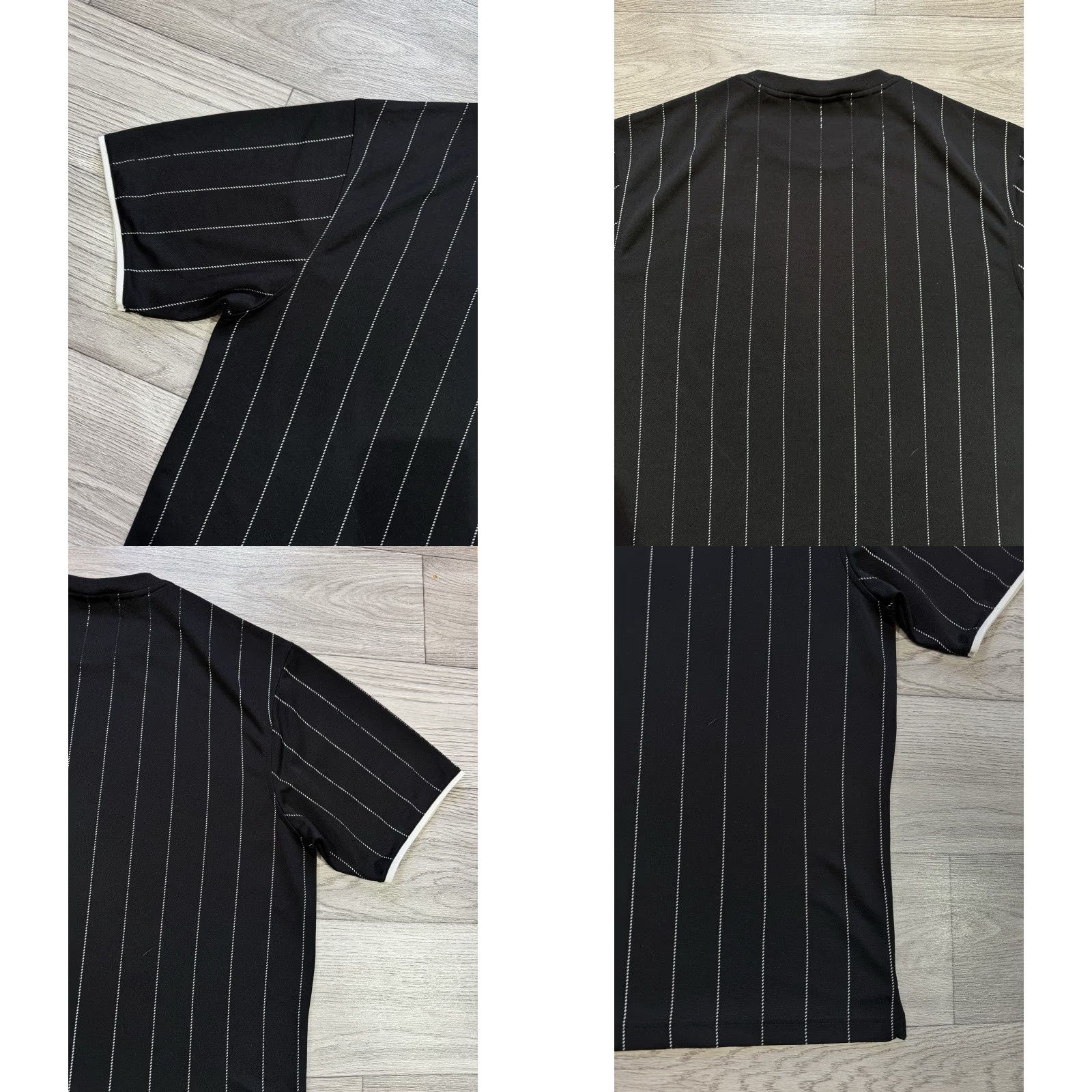 Lacoste Lacoste Sport Striped T-Shirt Crew Neck Short Sleeve Men Large Black Shirt Mens L Size US L / EU 52-54 / 3 - 10 Thumbnail