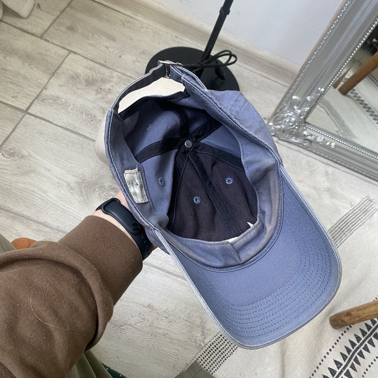 Nike Vintage Faded Nike cap hat Y2K Skater Surf vibe Size ONE SIZE - 6 Thumbnail