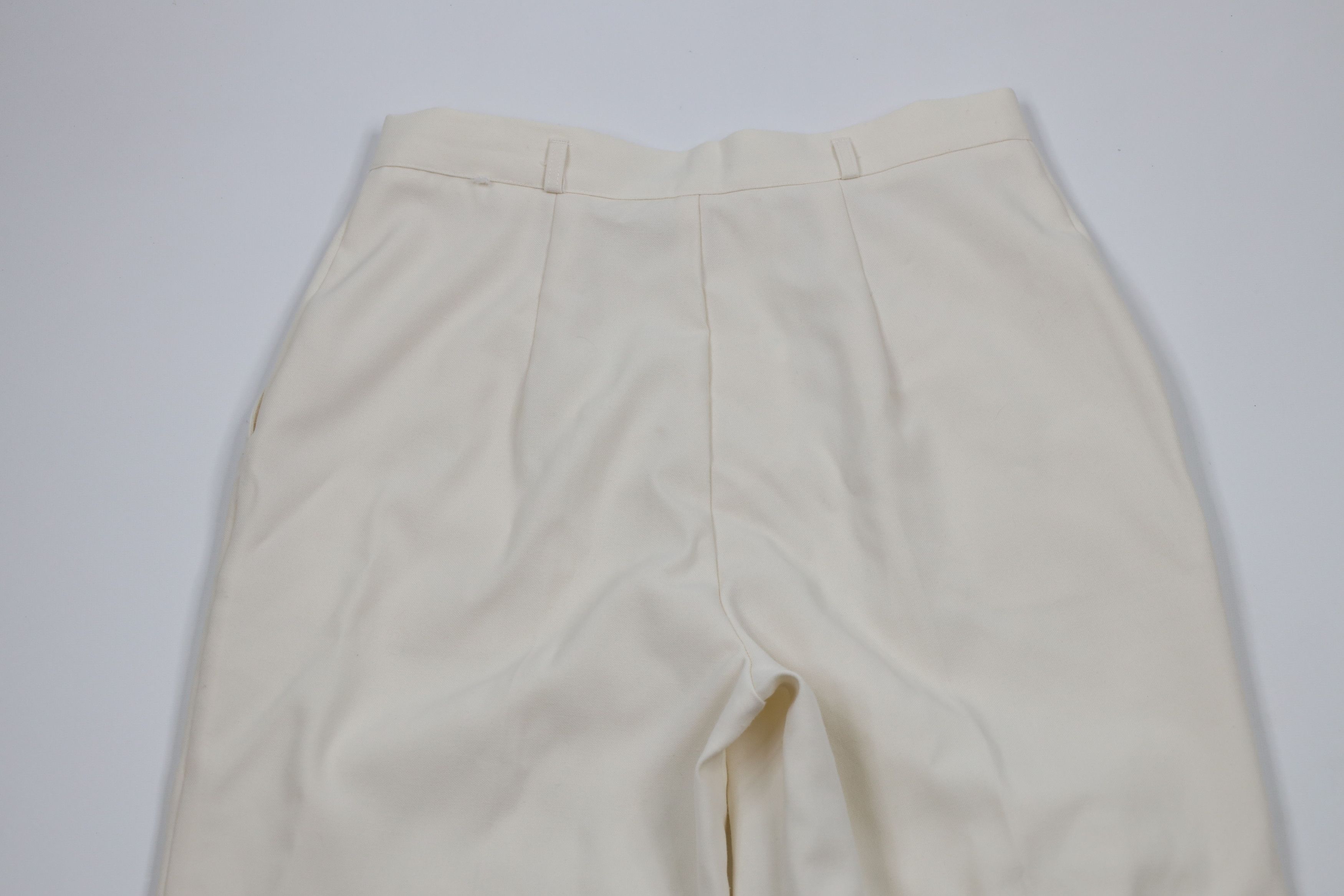 Vintage Vintage 90s Streetwear Sheer Tapered Leg Chinos Pants Cream Size 34" / US 12 / IT 48 - 10 Thumbnail