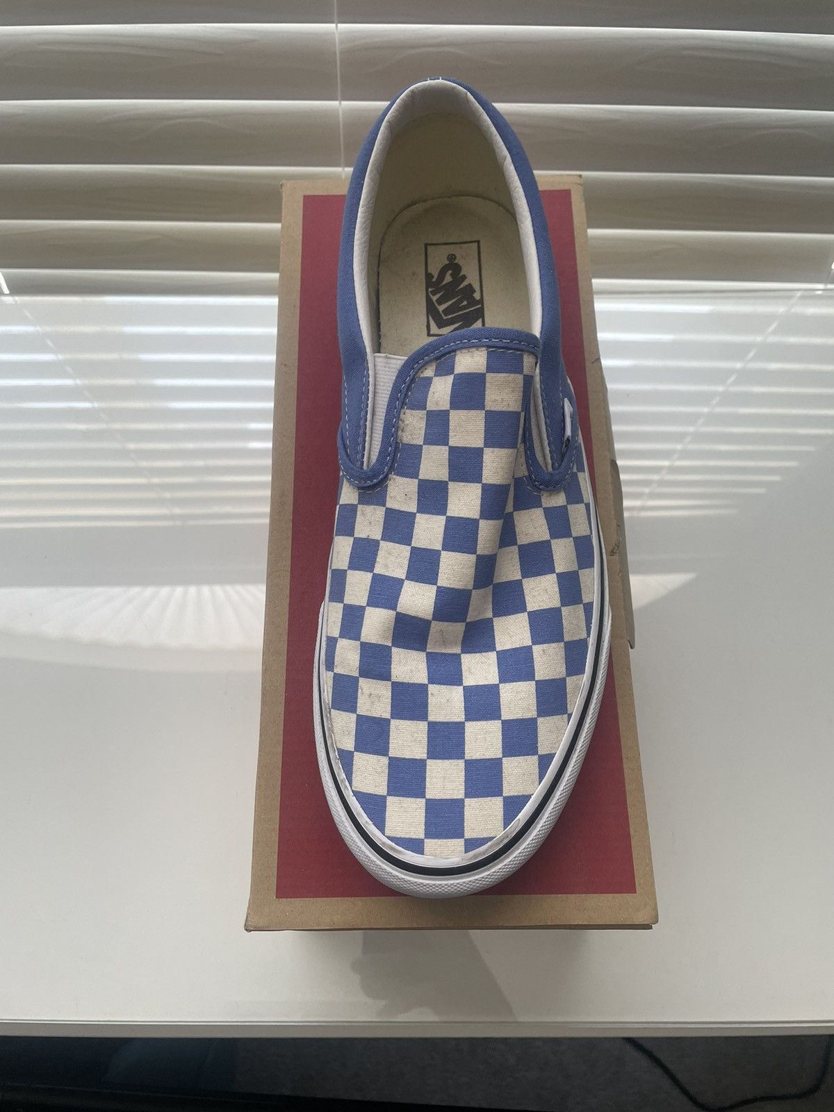 Vans Blue checkered Vans Size US 11.5 / EU 44-45 - 4 Thumbnail