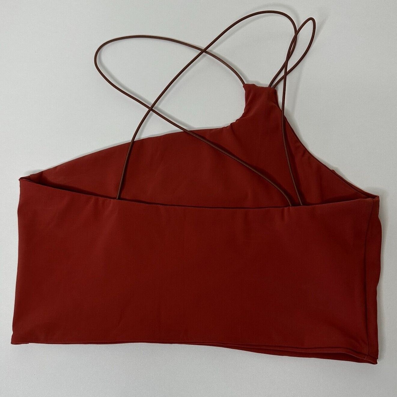 Other Alix NYC Rust Avon Asymmetrical Neckline One-Shoulder Crop S Size S / US 4 / IT 40 - 4 Thumbnail