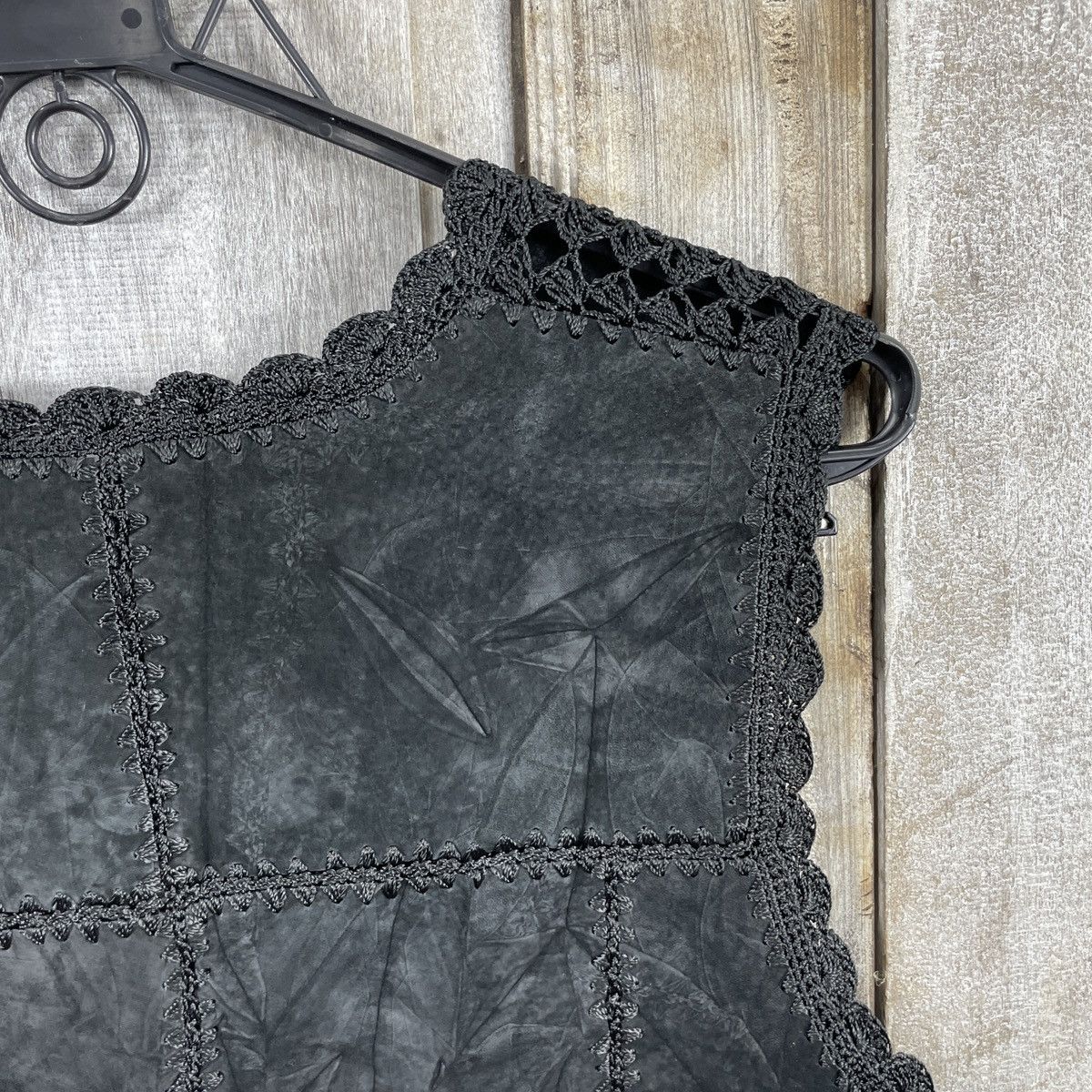 Japanese Brand Vintage Japanese Brand Leather Knit Vests Size US M / EU 48-50 / 2 - 6 Thumbnail