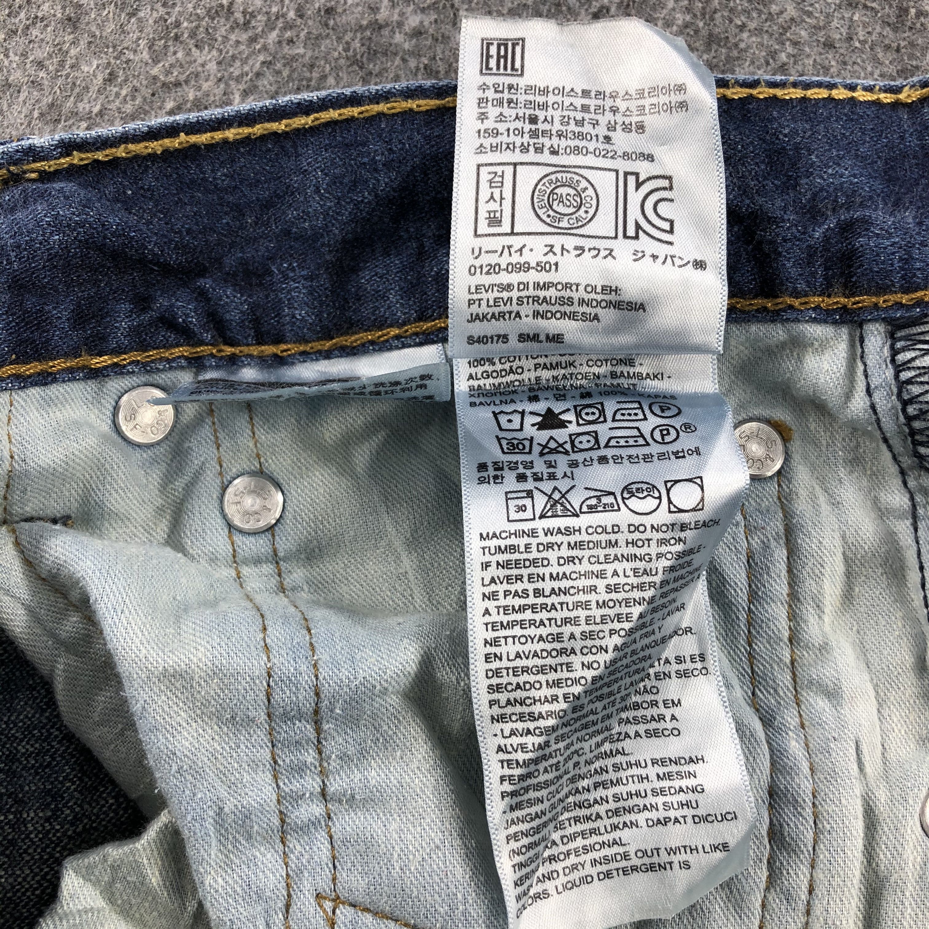 Levi's Vintage Blue Wash Levis 569 Jeans-J2180 Size US 36 / EU 52 - 17 Thumbnail