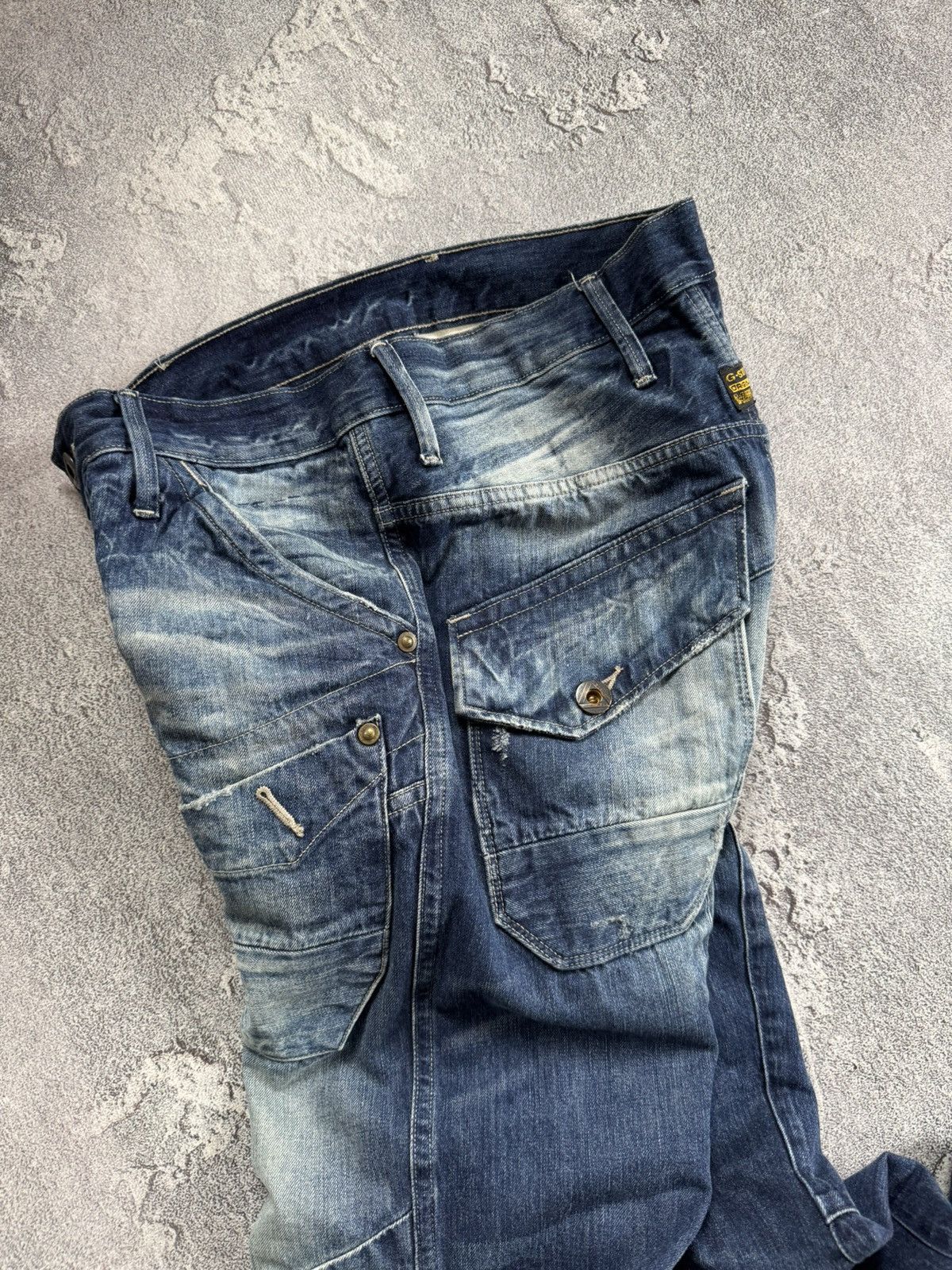 G-Star G star raw 30/30 skiff cargo 3D tapered denim pant trouser Size US 30 / EU 46 - 18 Thumbnail
