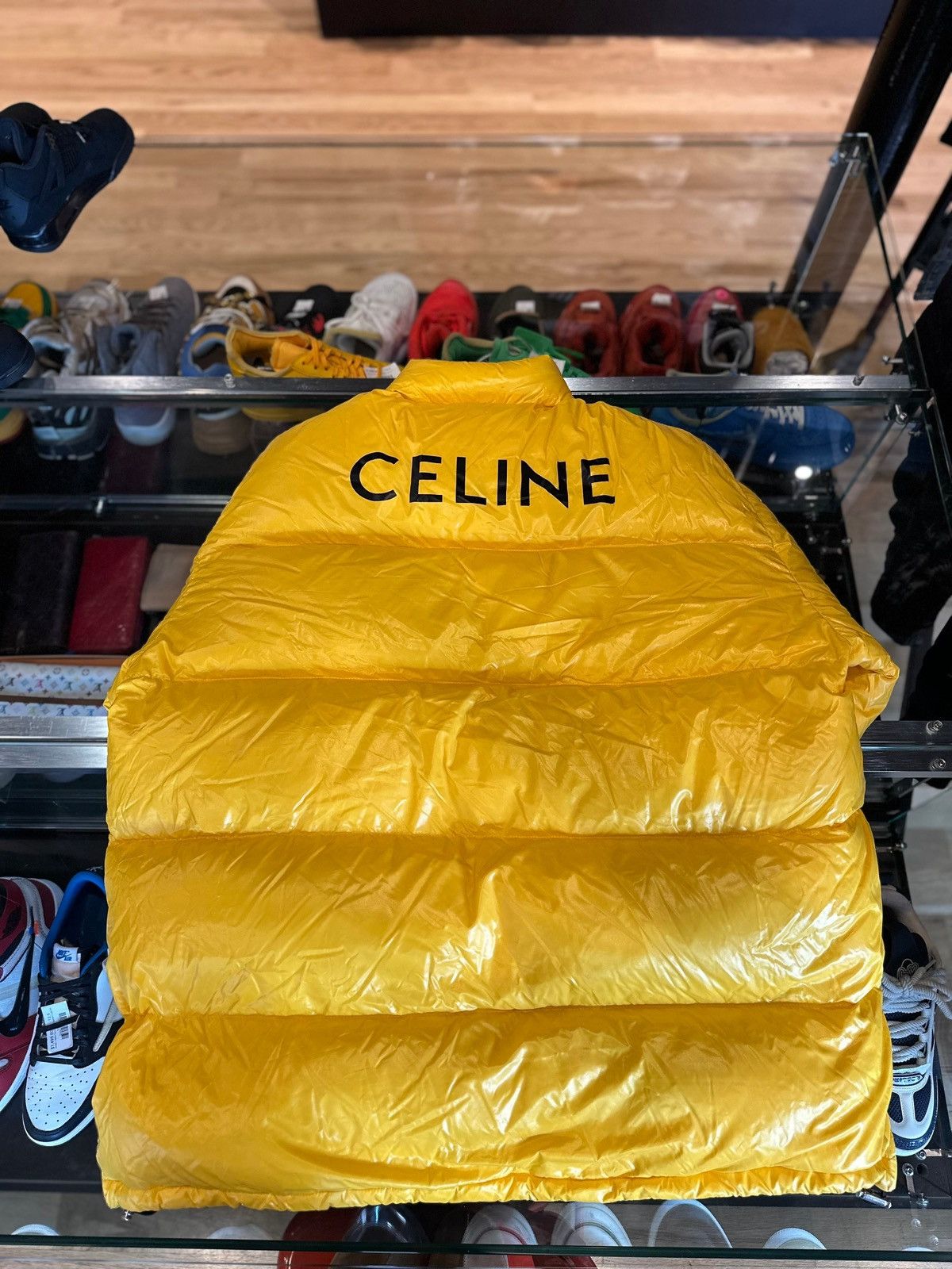 Celine Celine Puffer Yellow Size 52 Size US L / EU 52-54 / 3 - 4 Thumbnail