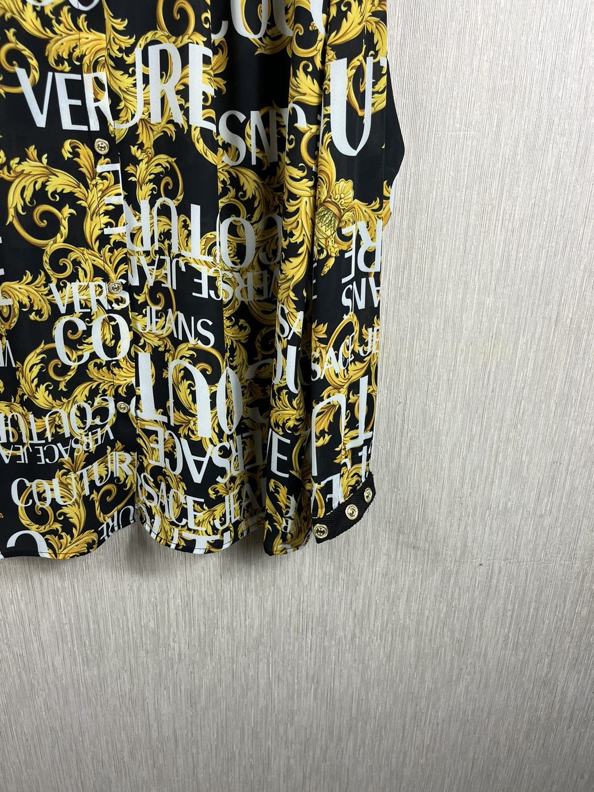 Versace × Versace Jeans Couture Versace Jeans Couture full print shirt gold details monogram Size US L / EU 52-54 / 3 - 6 Thumbnail