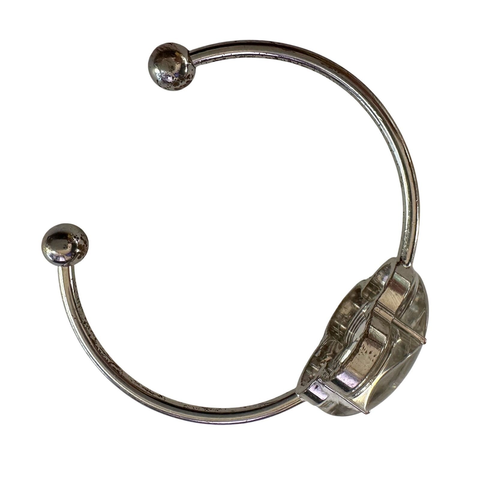 Louis Vuitton Louis Vuitton AlaFiorie Silver Bangle Bracelet Size ONE SIZE - 8 Thumbnail