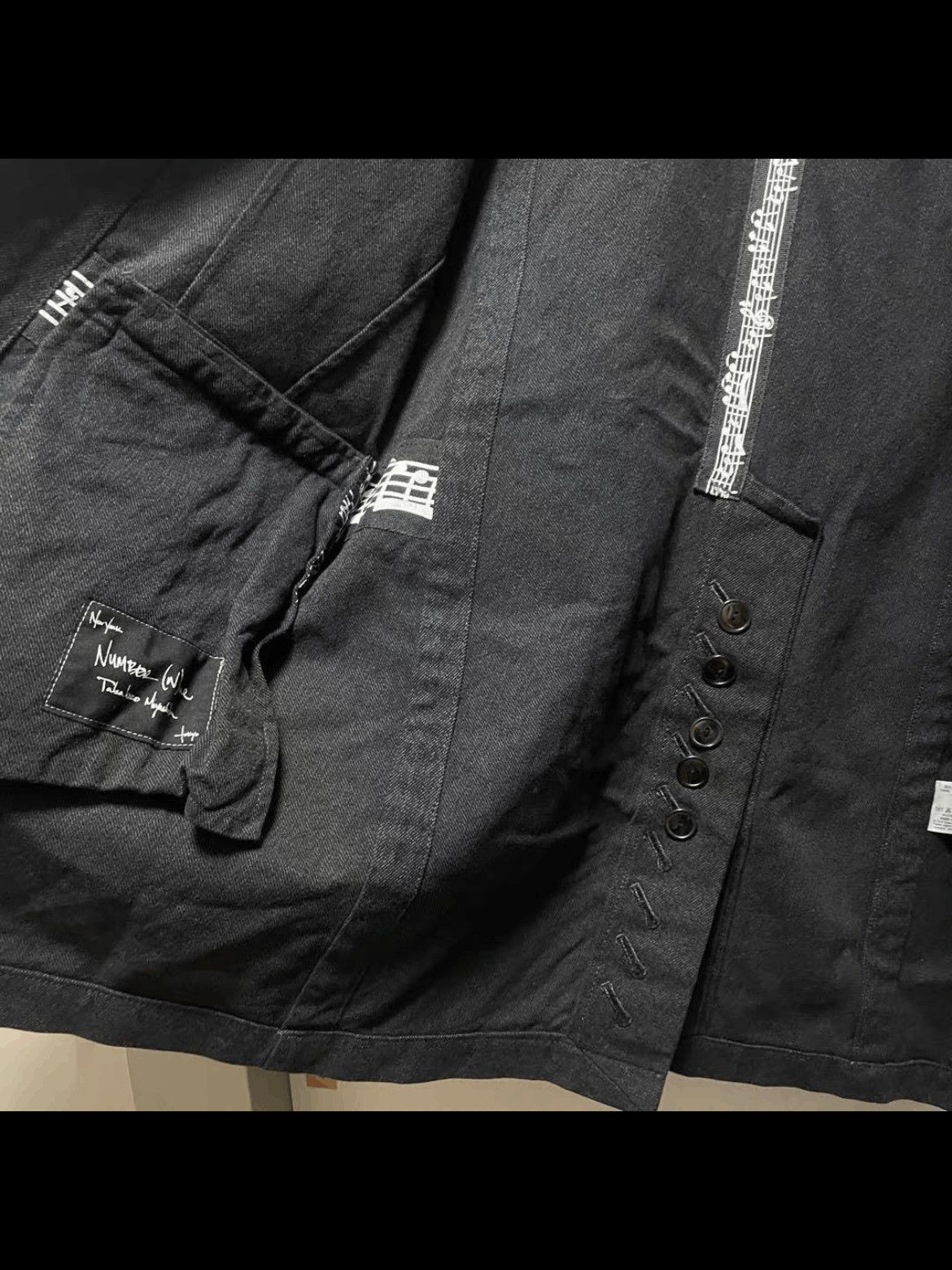 Number (N)ine Number Nine 07SS Litters Side Long Jacket Size US M / EU 48-50 / 2 - 5 Thumbnail