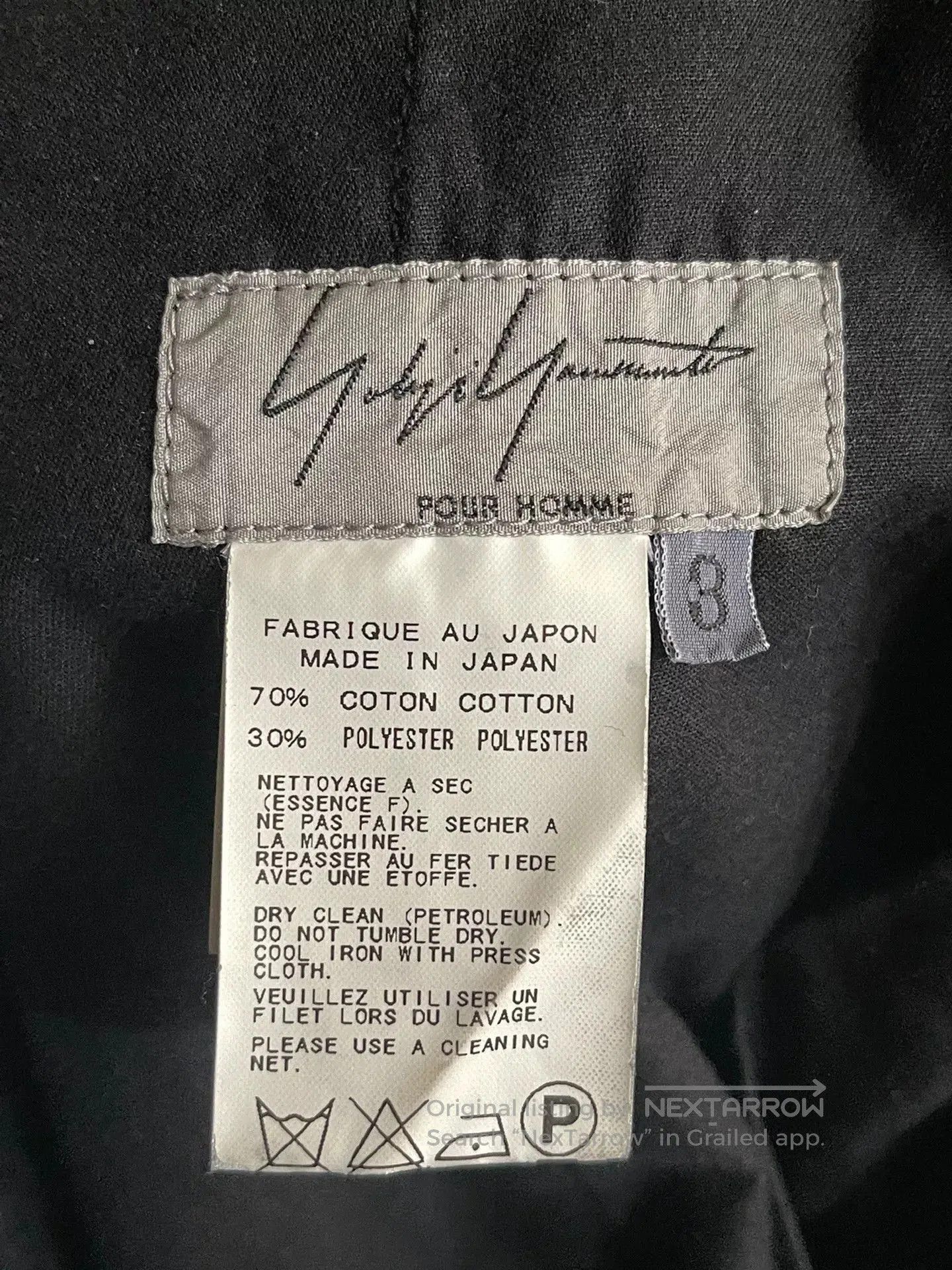 Yohji Yamamoto Yohji Yamamoto Hidden Pocket Gray Trousers. Size US 26 / EU 42 - 3 Thumbnail