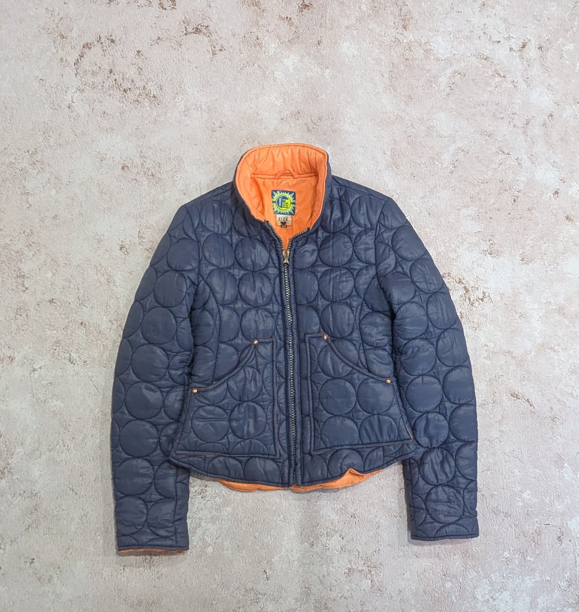 Diesel Rare 90s Diesel Quilt Puffer Jacket Buffy The Vampire Slayer Size M / US 6-8 / IT 42-44 - 1 Thumbnail