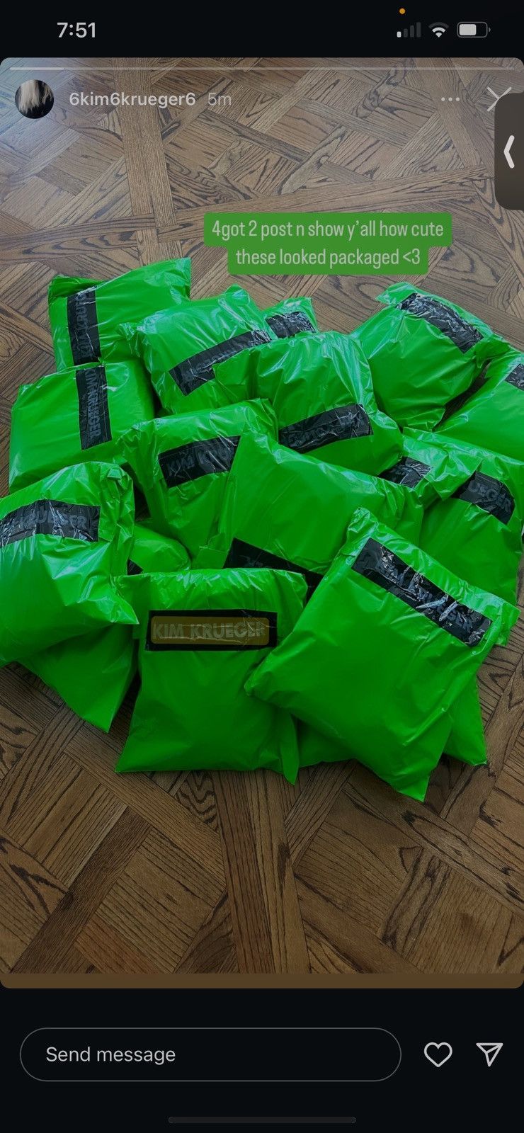 Kim Krueger KIM KRUEGER TRAPOUT HOODIE SLIME GREEN FRIENDS AND FAMILY Size US M / EU 48-50 / 2 - 7 Thumbnail