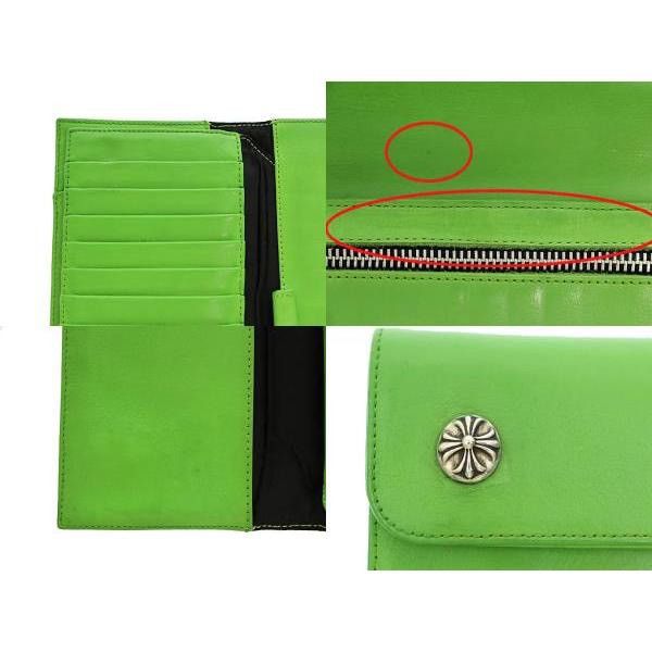 Chrome Hearts Chrome Hearts WAVE CROSS BALL green Leather Wallet Size ONE SIZE - 8 Thumbnail