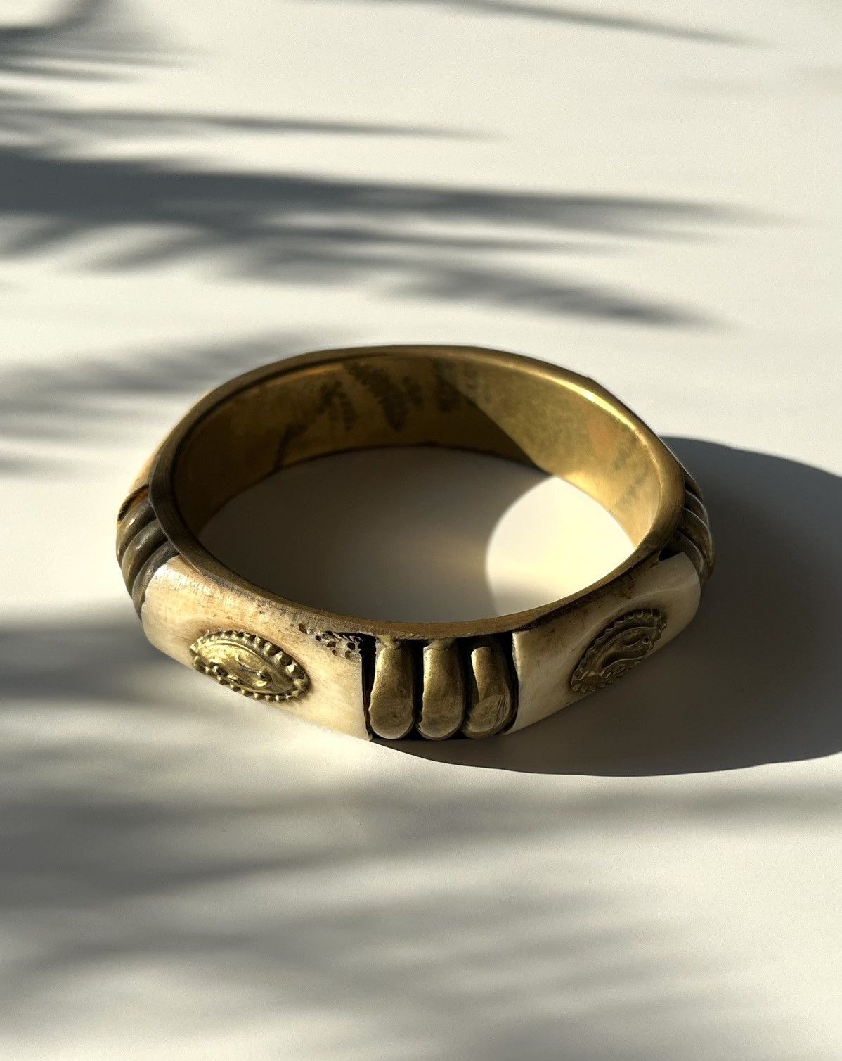 Japanese Brand ★0% TAX★ Y2K BONE BRONZE VINTAGE BRACELET ROCK PUNK 90S Size ONE SIZE - 1 Thumbnail