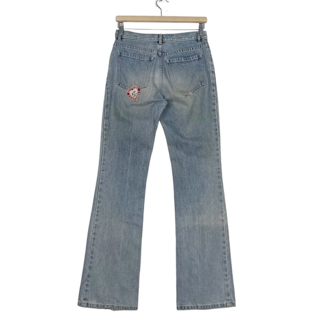 Jean × Marc Jacobs 💥MARC JACOB FLARE WASHED BLUE JEAN Size 29" - 7 Thumbnail