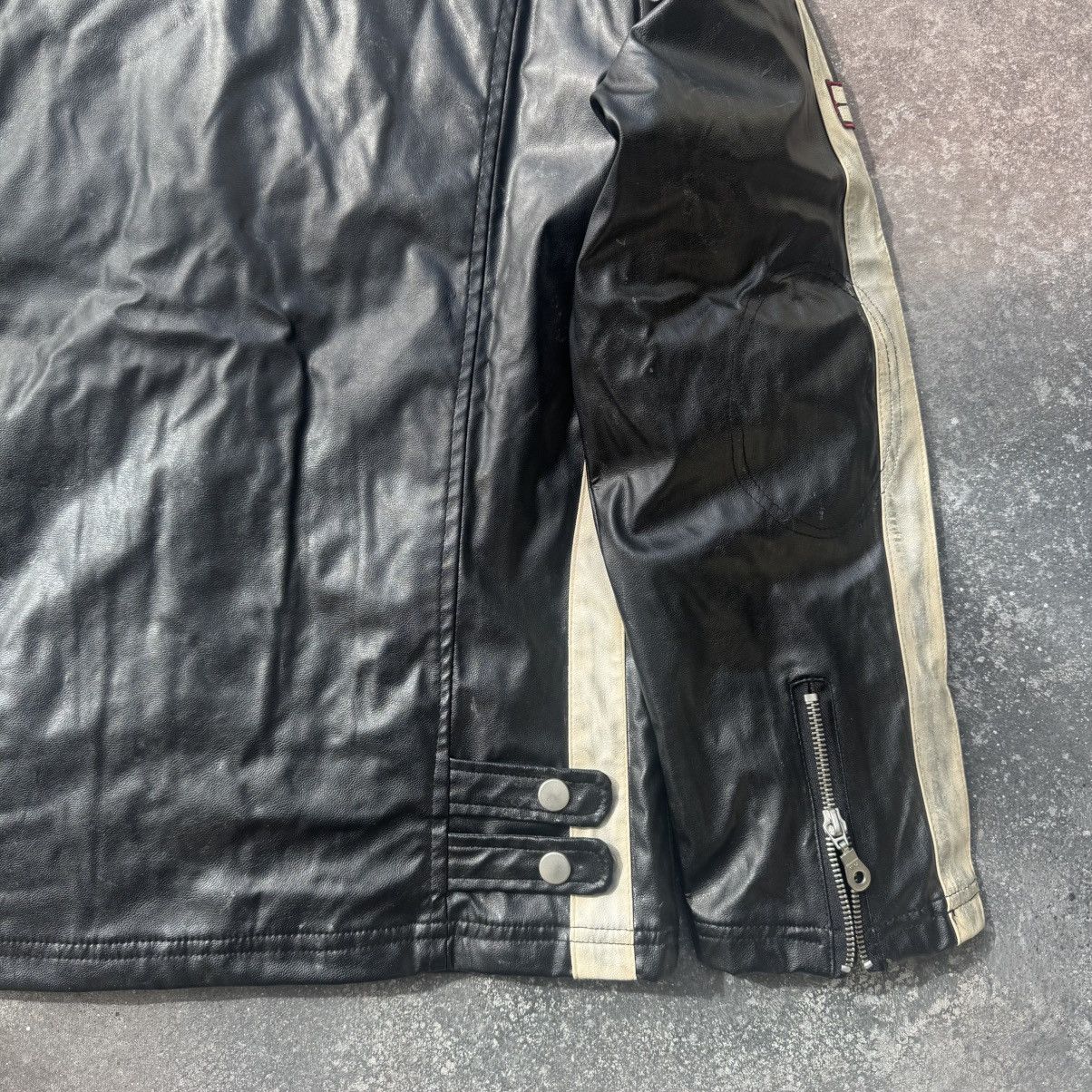 Hysteric Glamour Amazing Vintage Racing Faux Leather Moto Jacket Size US S / EU 44-46 / 1 - 15 Thumbnail